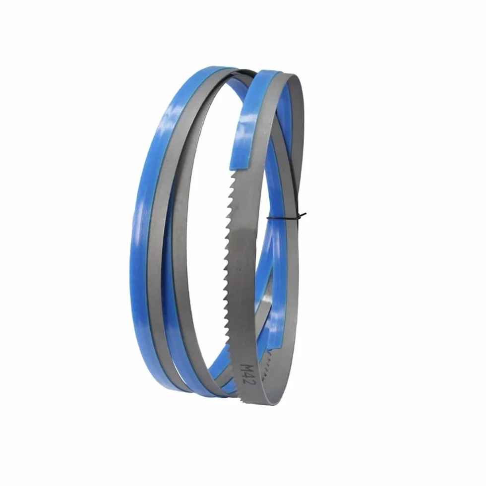Piły taśmowe, Bimetalowe brzeszczoty do pił taśmowych 14TPI, 1140X13X0,5mm M42 brzeszczoty do pił taśmowych, 44 7/8 X 1/2'' brzeszczoty do pił taśmowych do cięcia metalu 2 szt.
