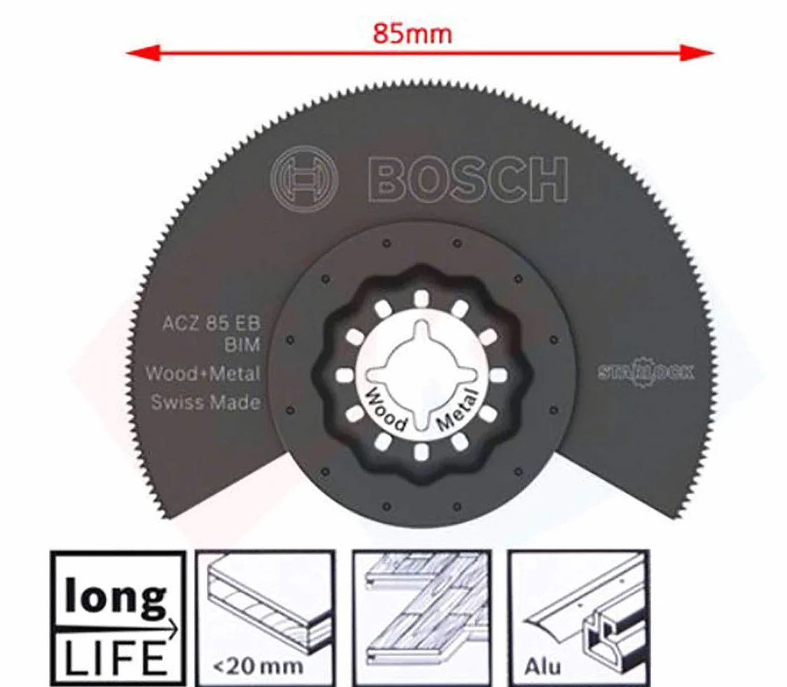 Bosch Accessories Brzeszczot Segmentowy, Szary, 5 Sztuk