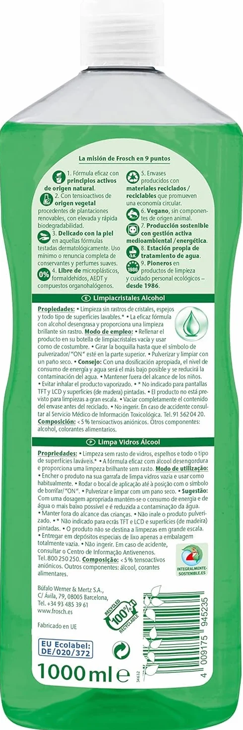 Frosch Limpiacristales XL 1 l