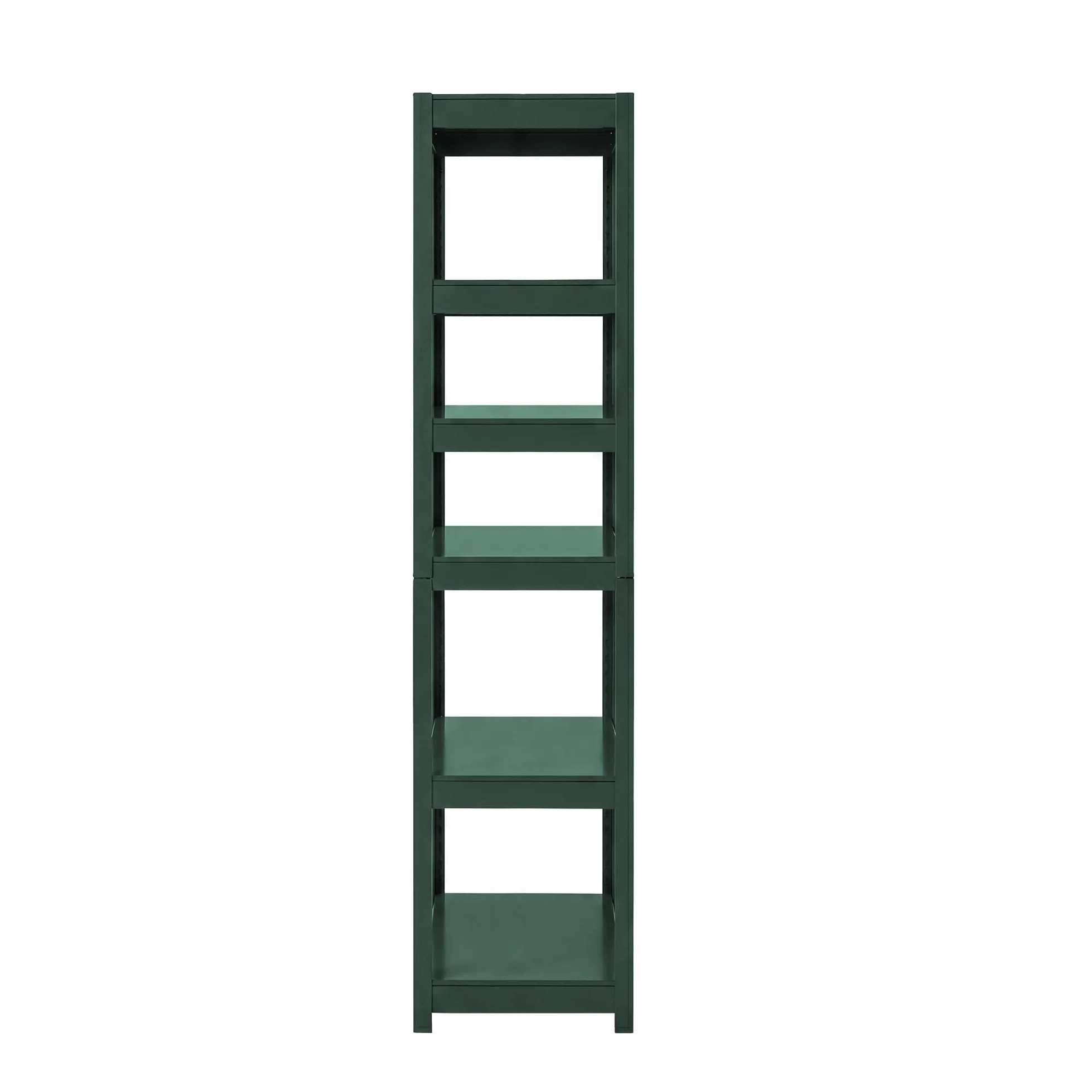 Jan Nowak Metalowy wąski 6 półek regulowanych 50 kg do półki, oszczędność miejsca, warsztat garażowy, magazyn, wytrzymała stal system wtykowy, 200 x 60 x 40 cm