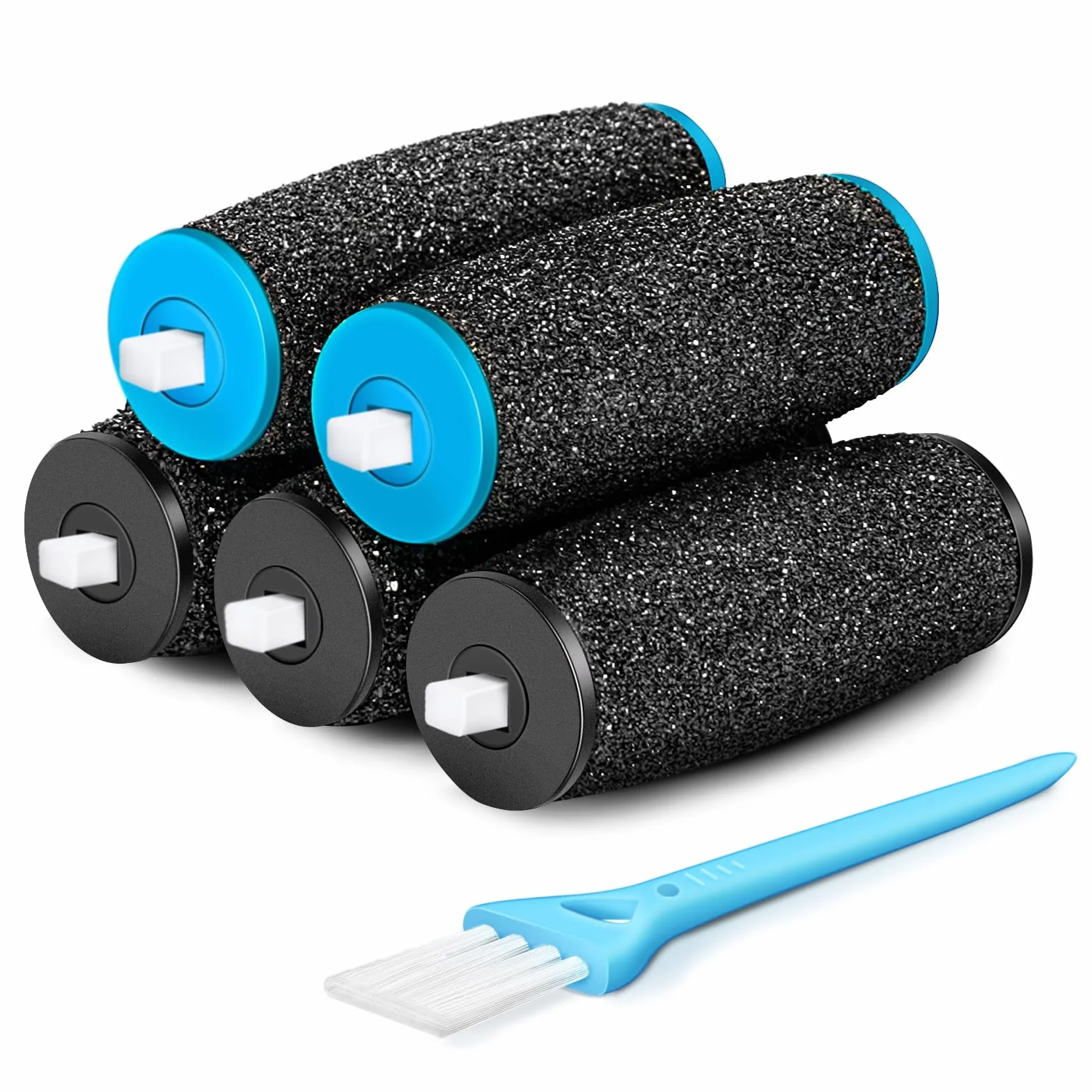 JOREST Zamienne rolki kompatybilne z Scholl Velvet Smooth, 2 rodzaje chropowatości, pumeks elektryczny do pedicure