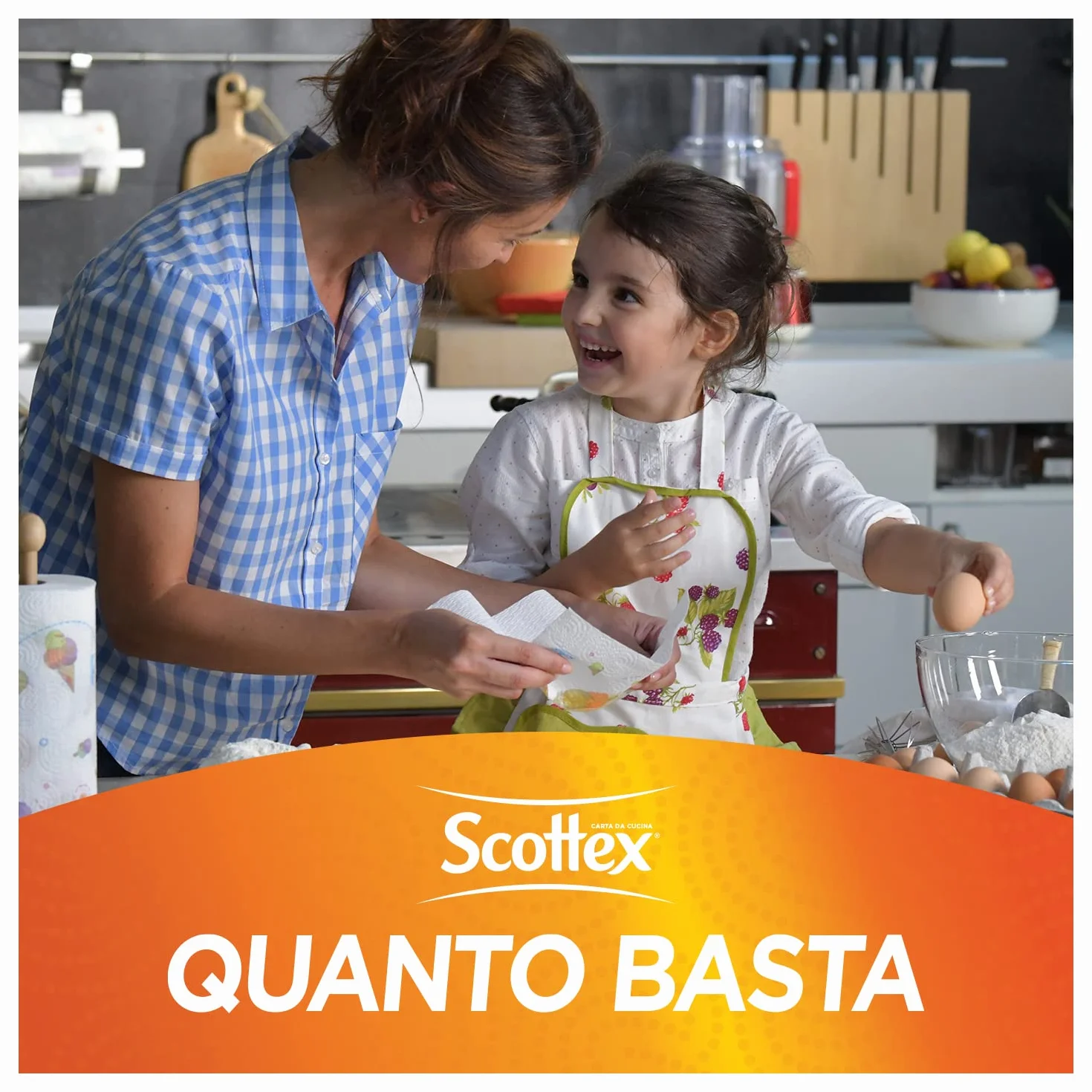 Scottex Quanto Basta, papier kuchenny, możliwość połowicznego rozdarcia, opakowanie 24 rolek maxi