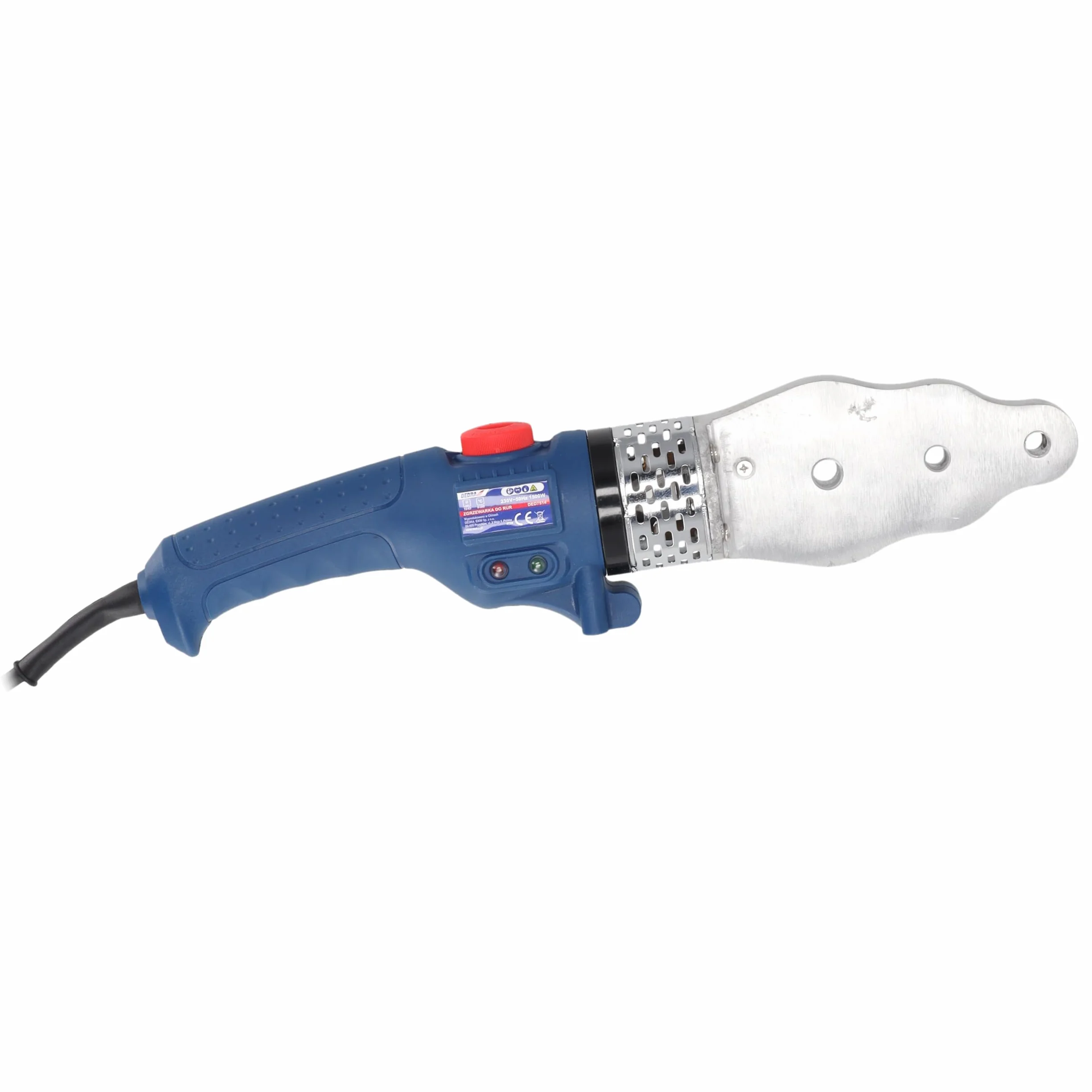 DEDRA DED7514 zgrzewarka mufowa do rur 1500 W Ø 16-63 mm 300°C walizka metalowa