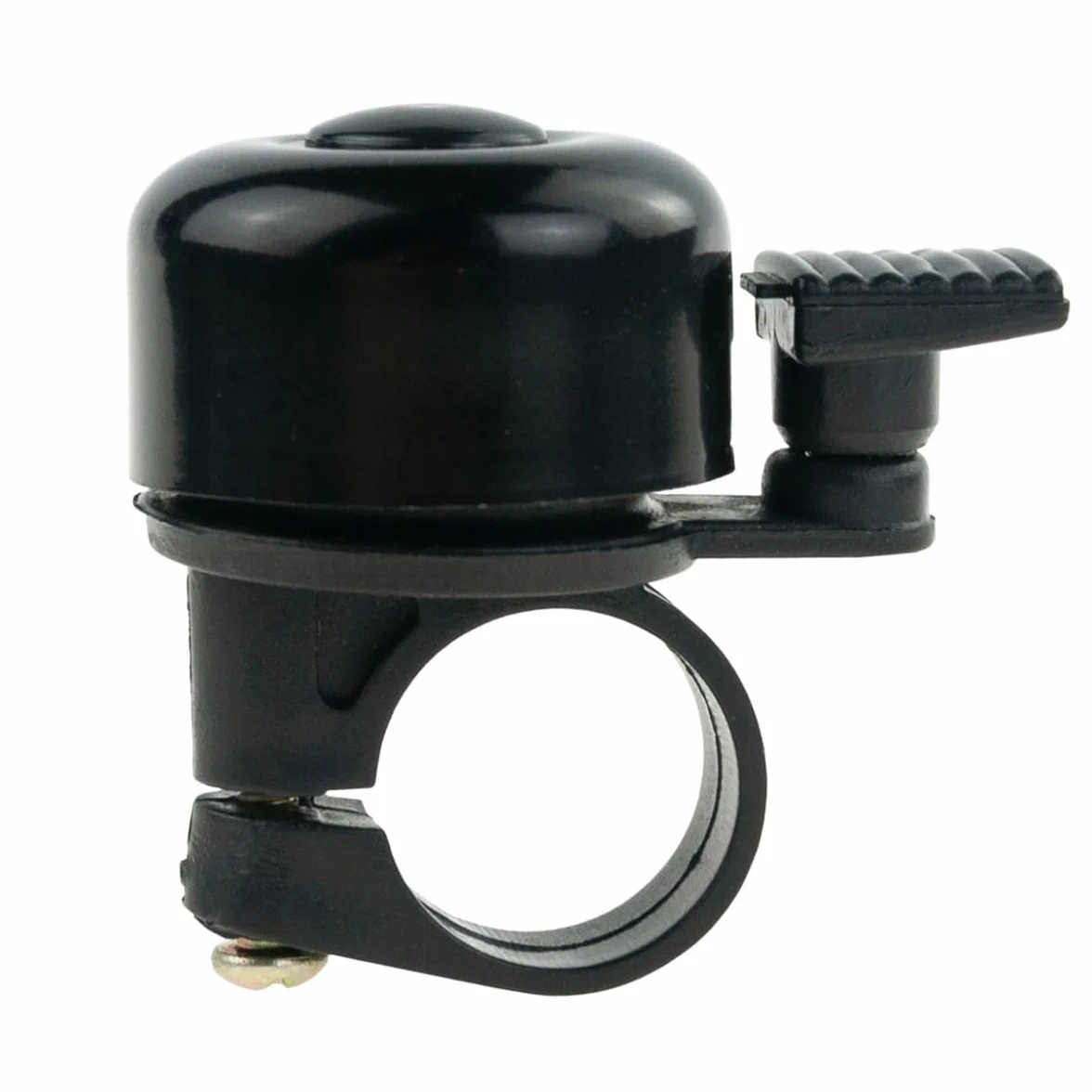 Dzwonek rowerowy MartOm Metalowy, Mechaniczny, Głośny URBAN, Mini dzwonek rowerowy Dzwonek rowerowy Mountainbike Głośny, Wytrzymały MTB Dzwonek rowerowy dla dzieci i dorosłych - Czarny