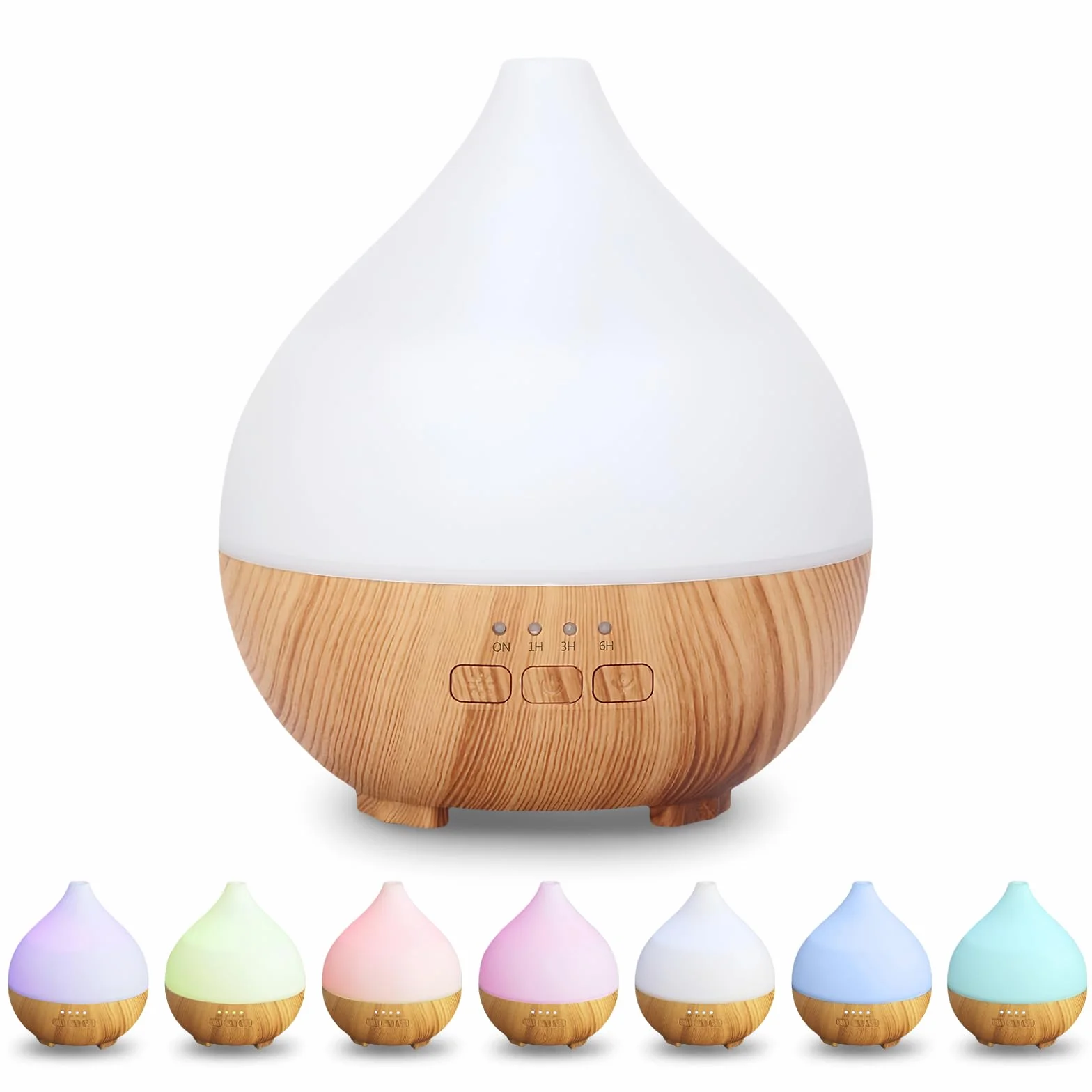 Flintronic dyfuzor zapachowy ultradźwiękowy 100 ml z 7-kolorowym oświetleniem LED