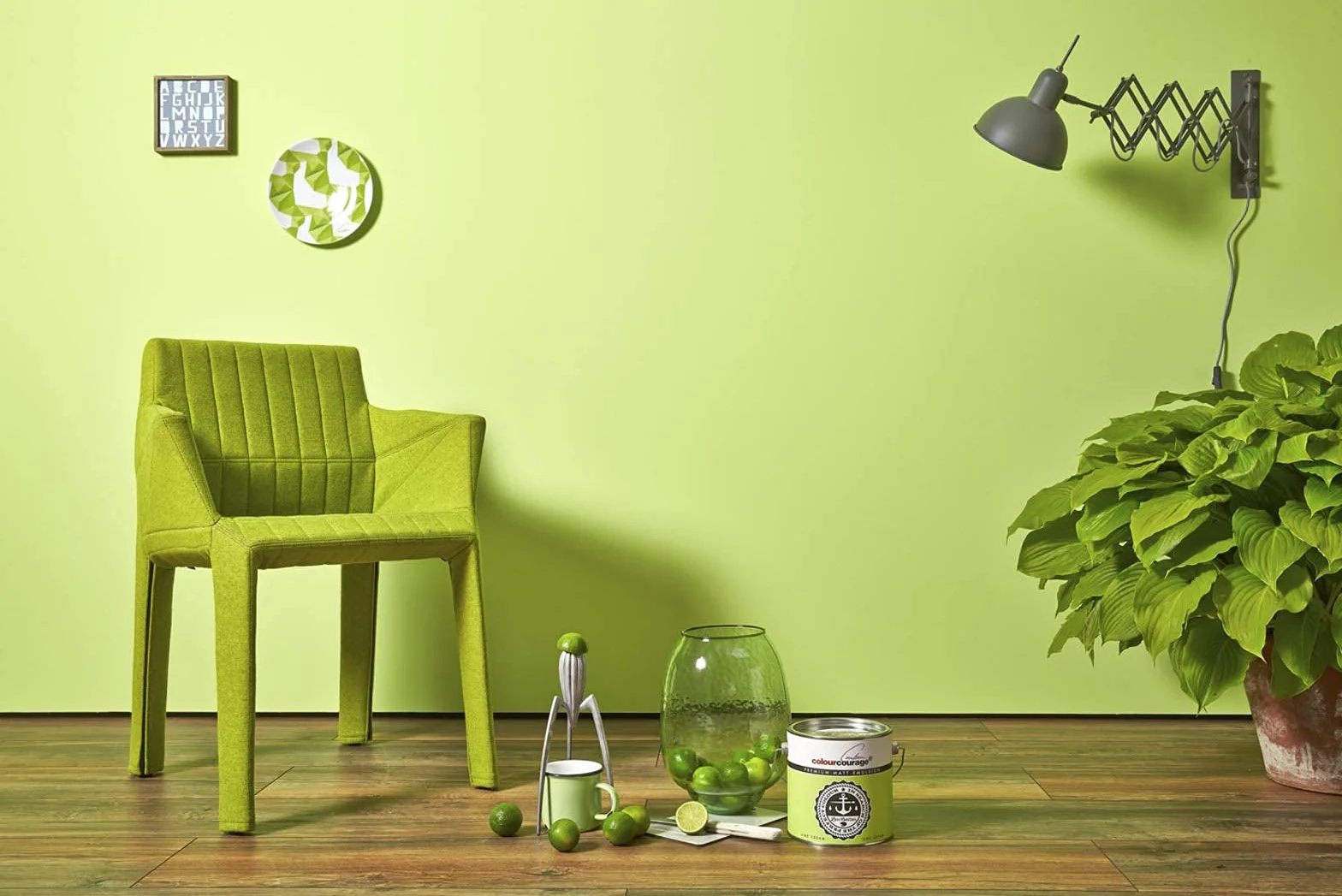Colourcourage Premium farba ścienna Lime Cream jasnozielona 2,5 L bezzapachowa