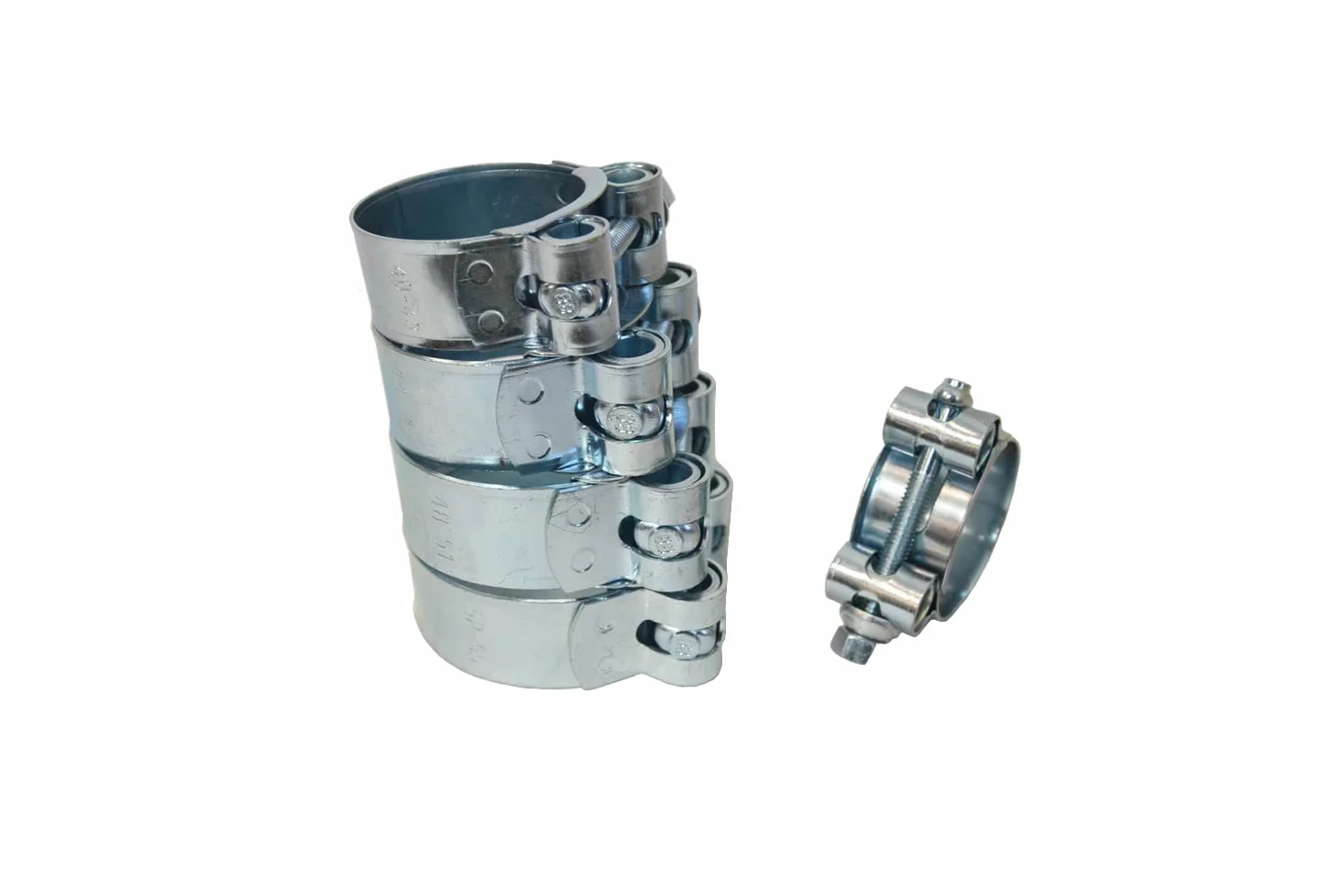 Zaciski śrubowe przegubowe W1 ścisk zakres mocowania 36 mm - 55 mm zestaw 26-częściowy w walizce asortymentowej