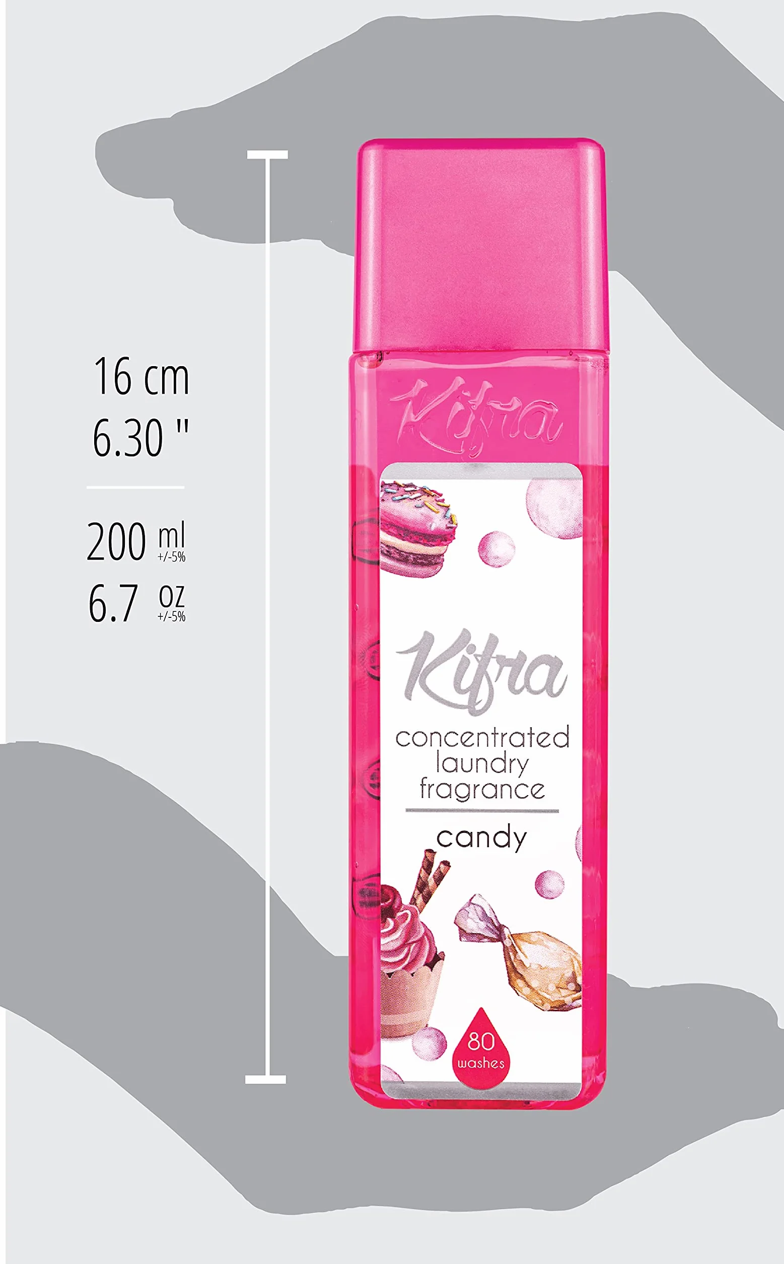 KIFRA CANDY Skoncentrowany zapach do prania 200ml na 80 cykli prania