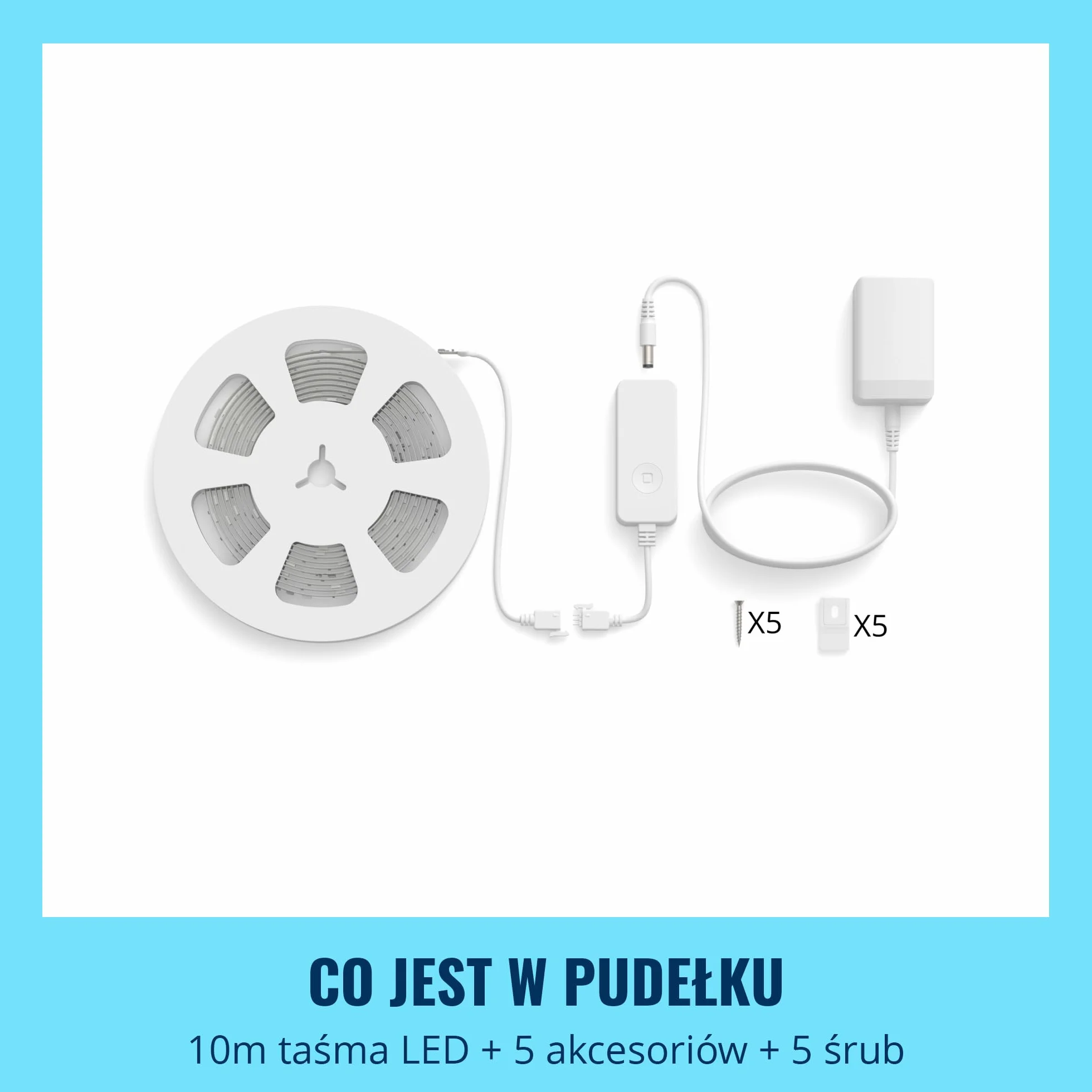 WiZ RGBIC LED strip 10m Type-C