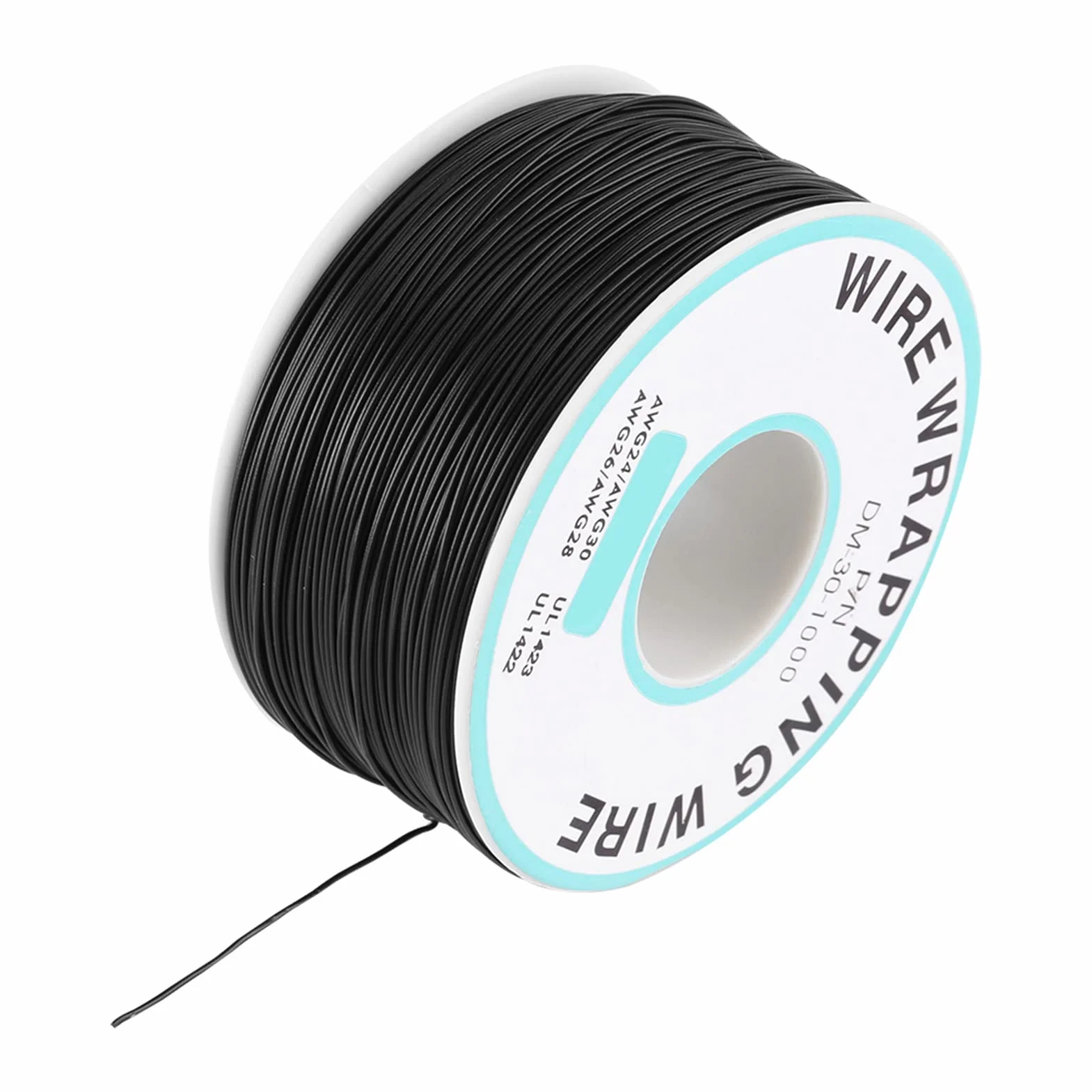 Kabel 0,25 mm drut pojedynczy przewód plażowy 30AWG 250 metrów czarny 7 x 7 x 4 niektóre 28-30awg Kynar Single Wire 0,05 mm 300c