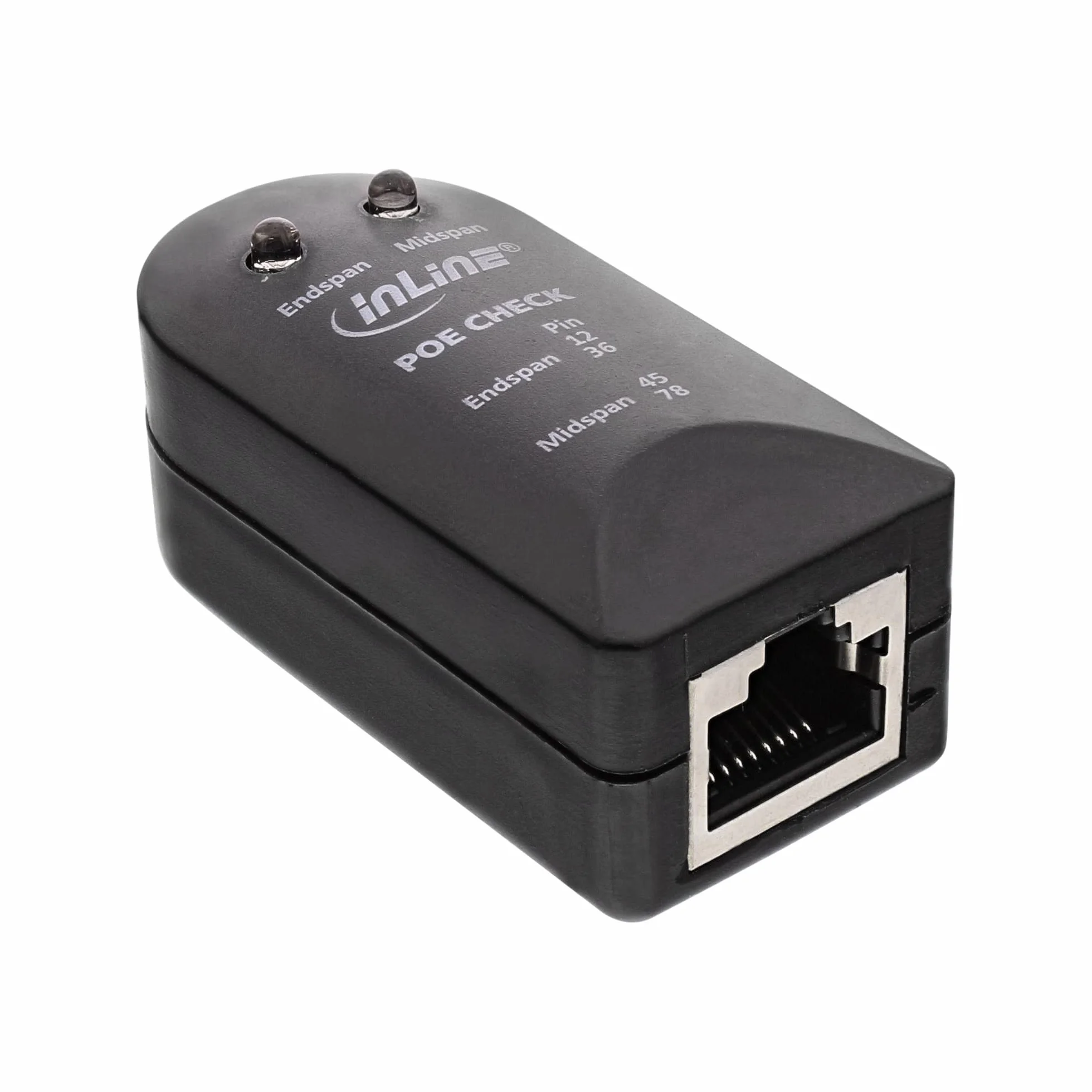 InLine 79999I Tester do PoE/PoE+, czarny