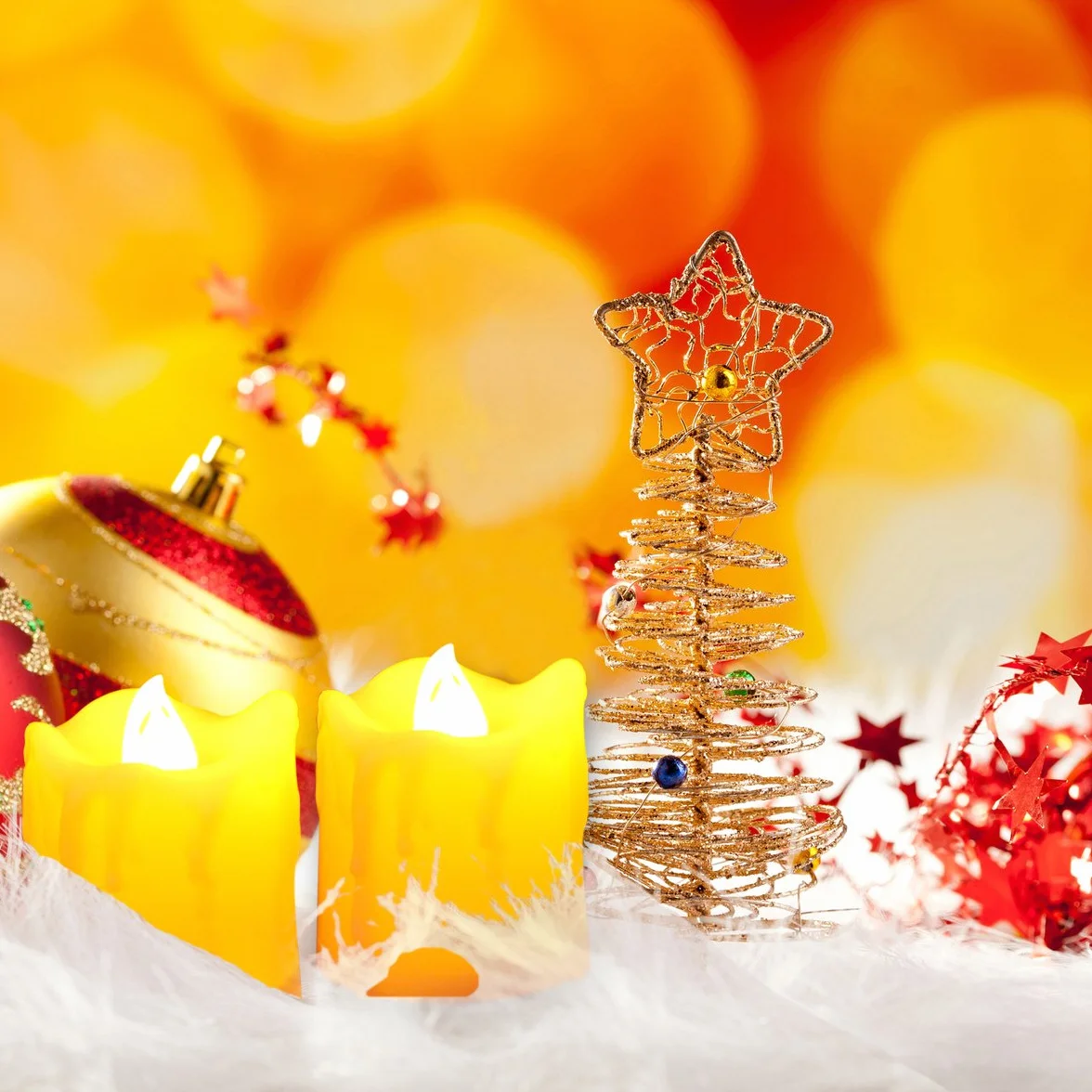 Świece bezpłomieniowe, realistyczne, migoczące świeczki LED typu tealight, 300 godzin światła non-stop, z pilotem zdalnego sterowania i timerem 2/4/6/8 godzin, kolor kości słoniowej, 6 sztuk/opakowanie.