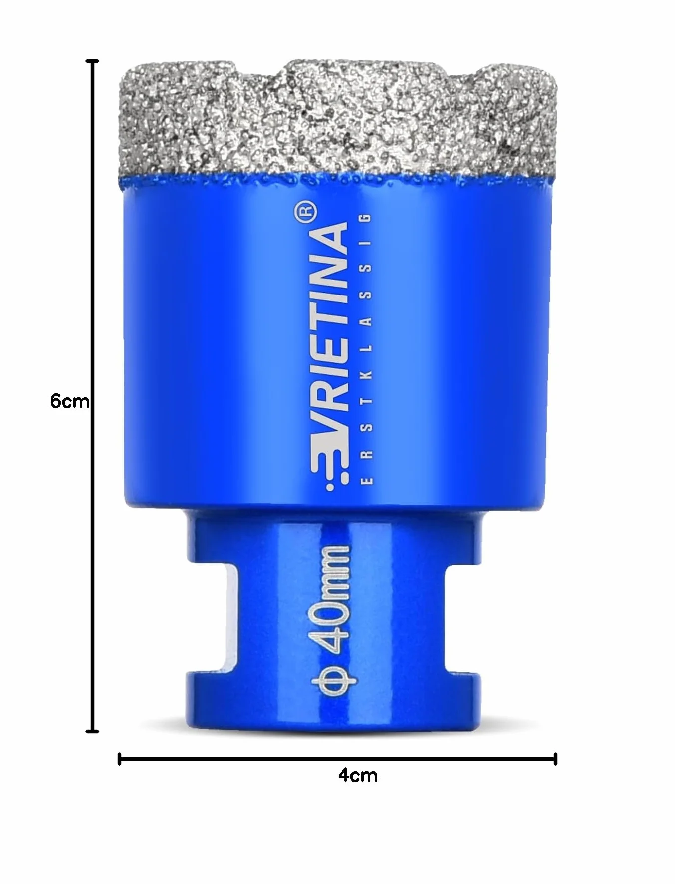 40 mm diamentowe wiertło do płytek M14 wiertło diamentowe wiertło do szkła na mokro i na sucho koronka wiertnicza do szlifierek kątowych, diamentowa koronka wiertnicza wiertło otwornica do płytek,