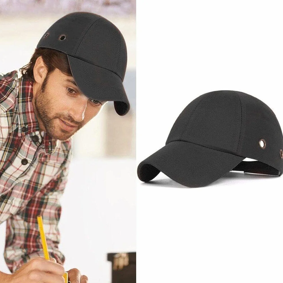 Bump Cap Abs wewnętrzna skorupa czapka bejsbolowa lekka oddychająca twarda czapka robocza kask ochronny czapka antykolizyjna