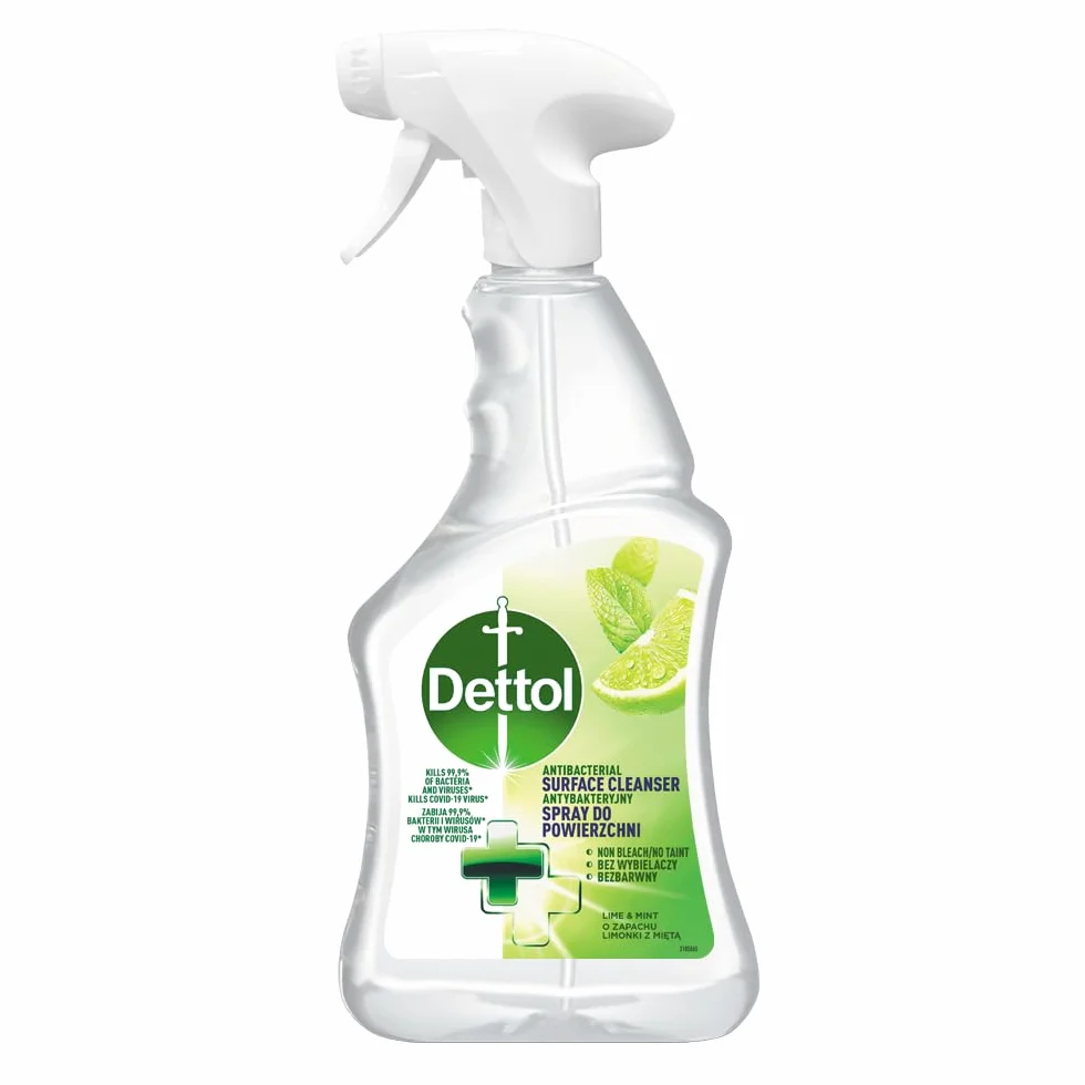 Dettol Antybakteryjny Spray Do Powierzchni Limonka i Mięta 500ml