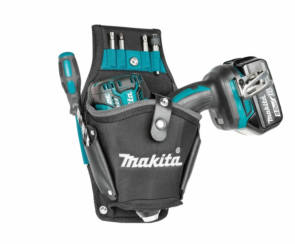 Makita E-15154 kabura na wkrętarkę, do mocowania na pasku, dla osób prawo- i leworęcznych, poliester, 170 x 85 x 290 mm (dł. x szer. x wys.)