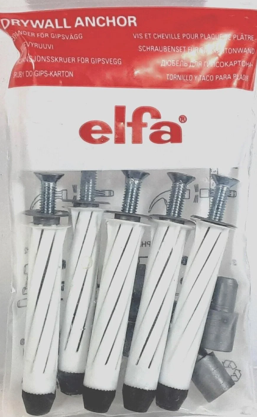 Elfa Pojemnik Store kotwice do płyt kartonowo-gipsowych i gipsowych