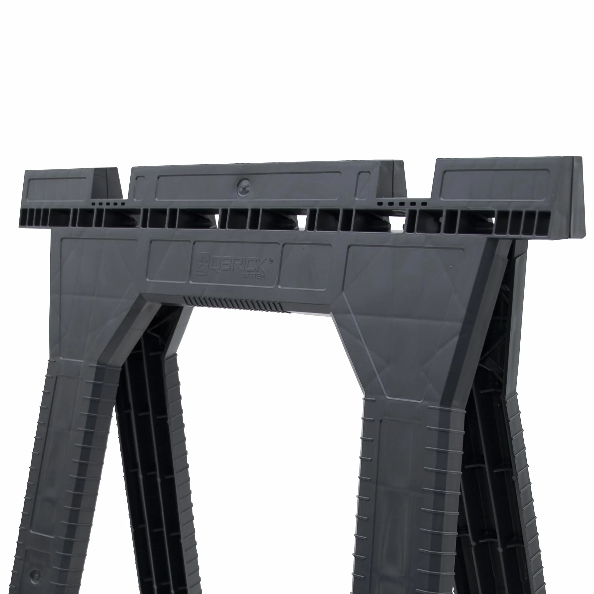 Kozioł roboczy, składany kozioł warsztatowy, 2 sztuki, 76,5 x 58 cm, nośność do 350 kg, kozioł podporowy z półką na narzędzia i małe części z antypoślizgowymi nóżkami