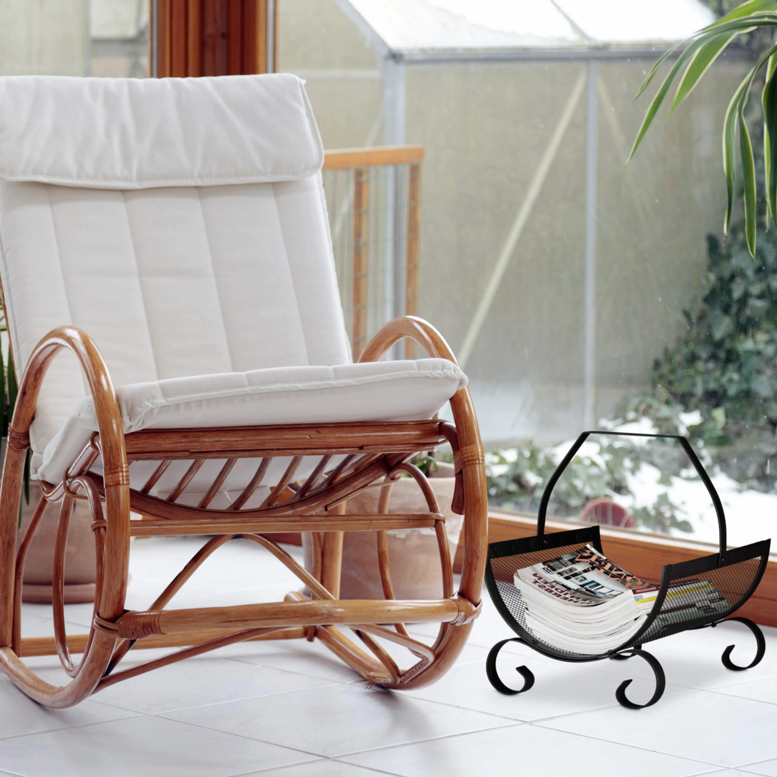 Relaxdays metalowy kosz na drewno kominkowe 40x33x38 cm stojak na opał czarny