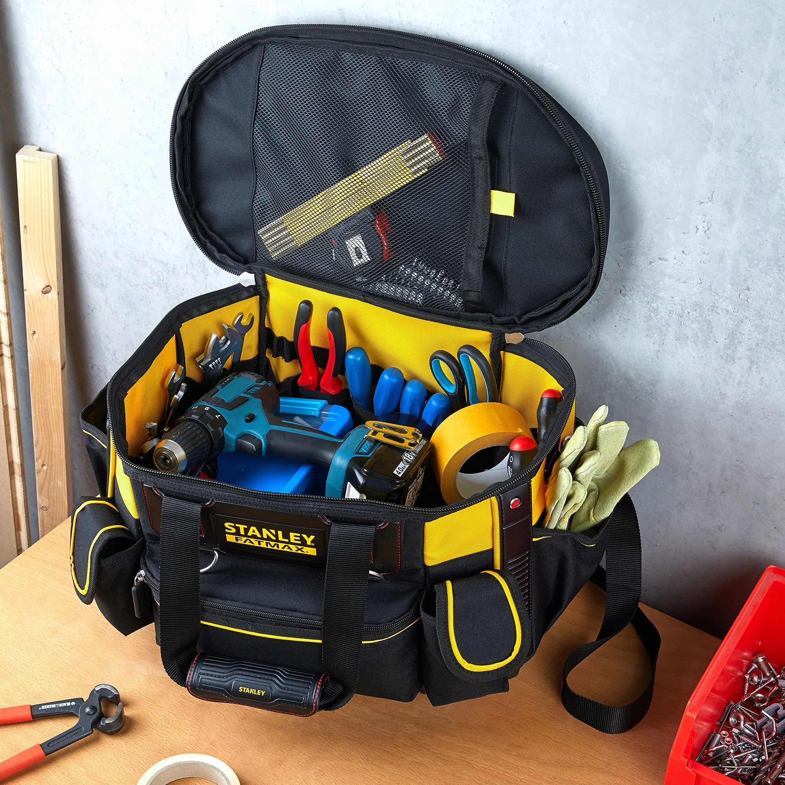 STANLEY Skuteczny Bolsa tapa redonda 50cm FatMax dla profesjonalistów i majsterkowiczów do codziennego użytku 50cm