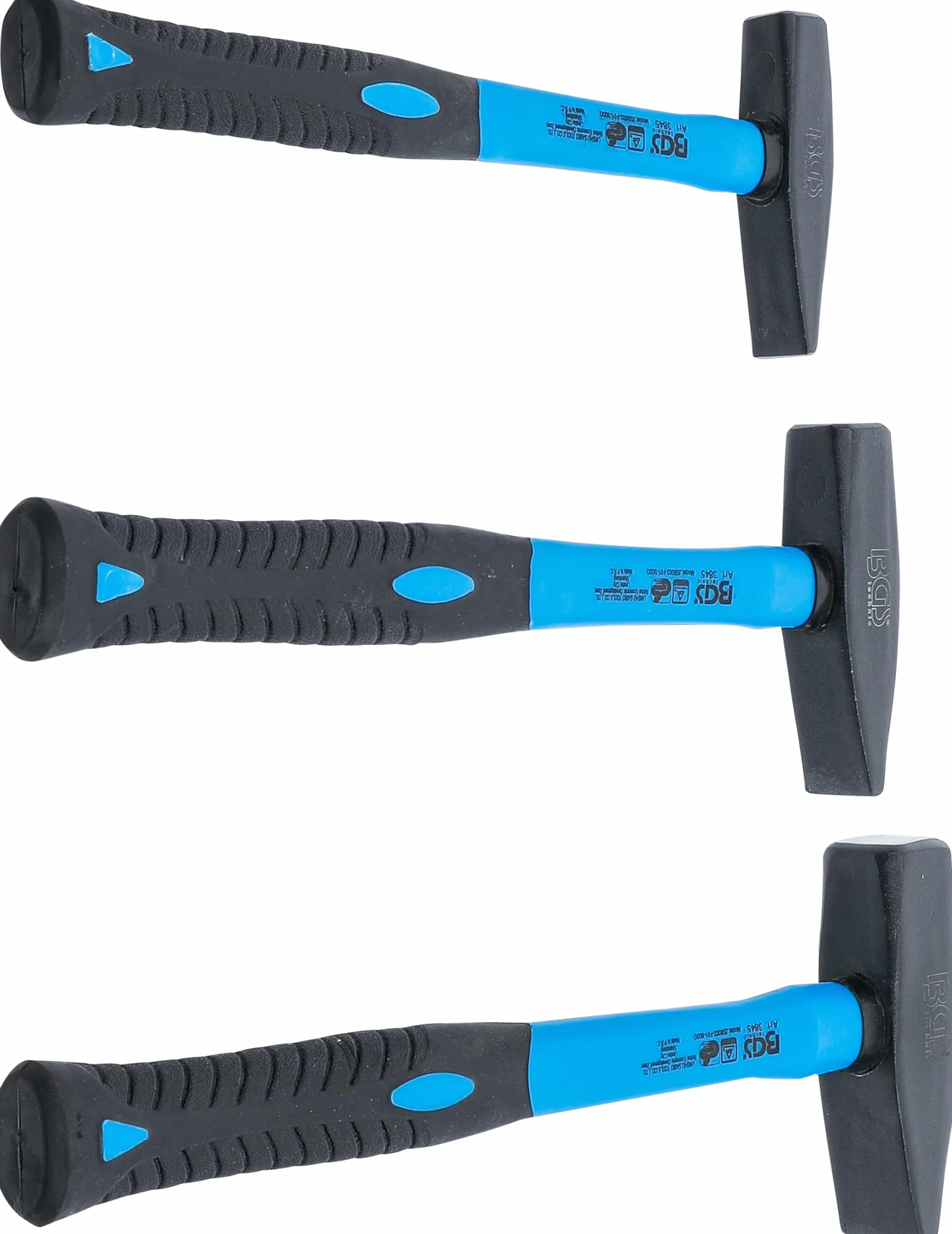 BGS 3845 Zestaw młotków ślusarskich DIN 1041 300/500/800 g 3 szt.