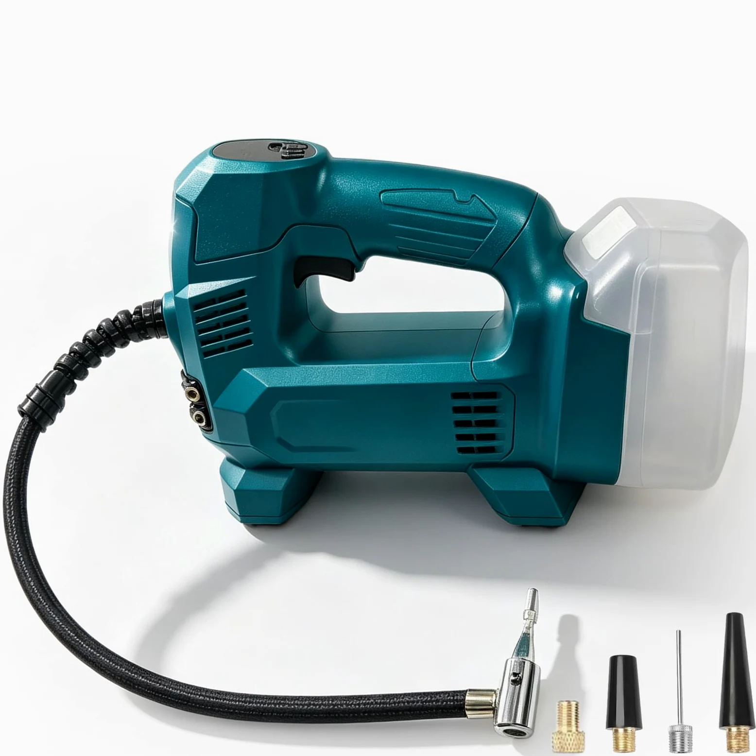 Akumulatorowa sprężarka do akumulatora Bosch 18 V, 150 psi, elektryczna sprężarka powietrza z oświetleniem LED i automatycznym zatrzymaniem, bezprzewodowa pompka do samochodu, motocykla, roweru, piłek