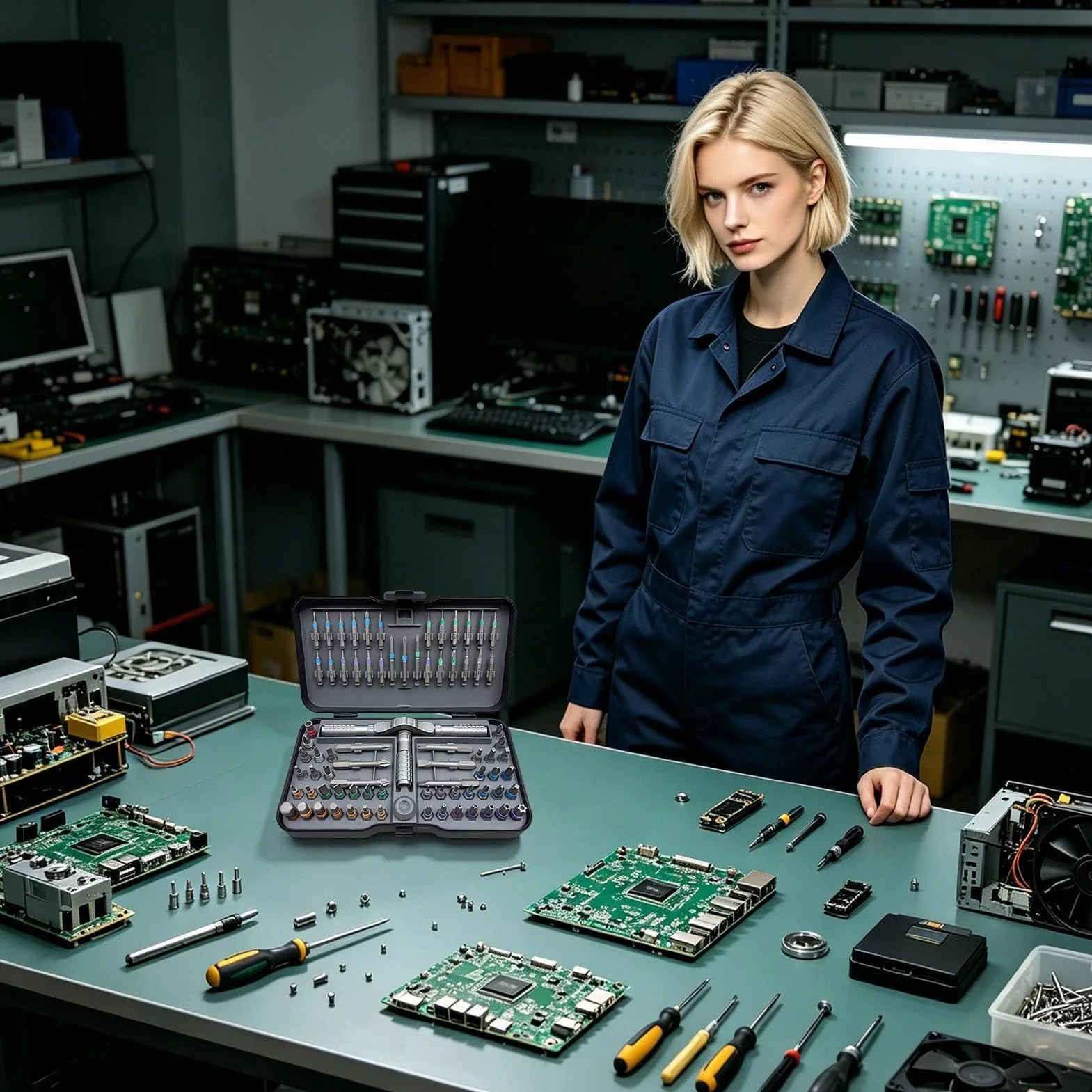 Zestaw narzędzi ze śrubokrętem grzechotkowym Ręczne narzędzie magnetyczne z | Zestaw precyzyjnych śrubokrętów Do Montażu Mebli, Naprawy Elektroniki, Konserwacji
