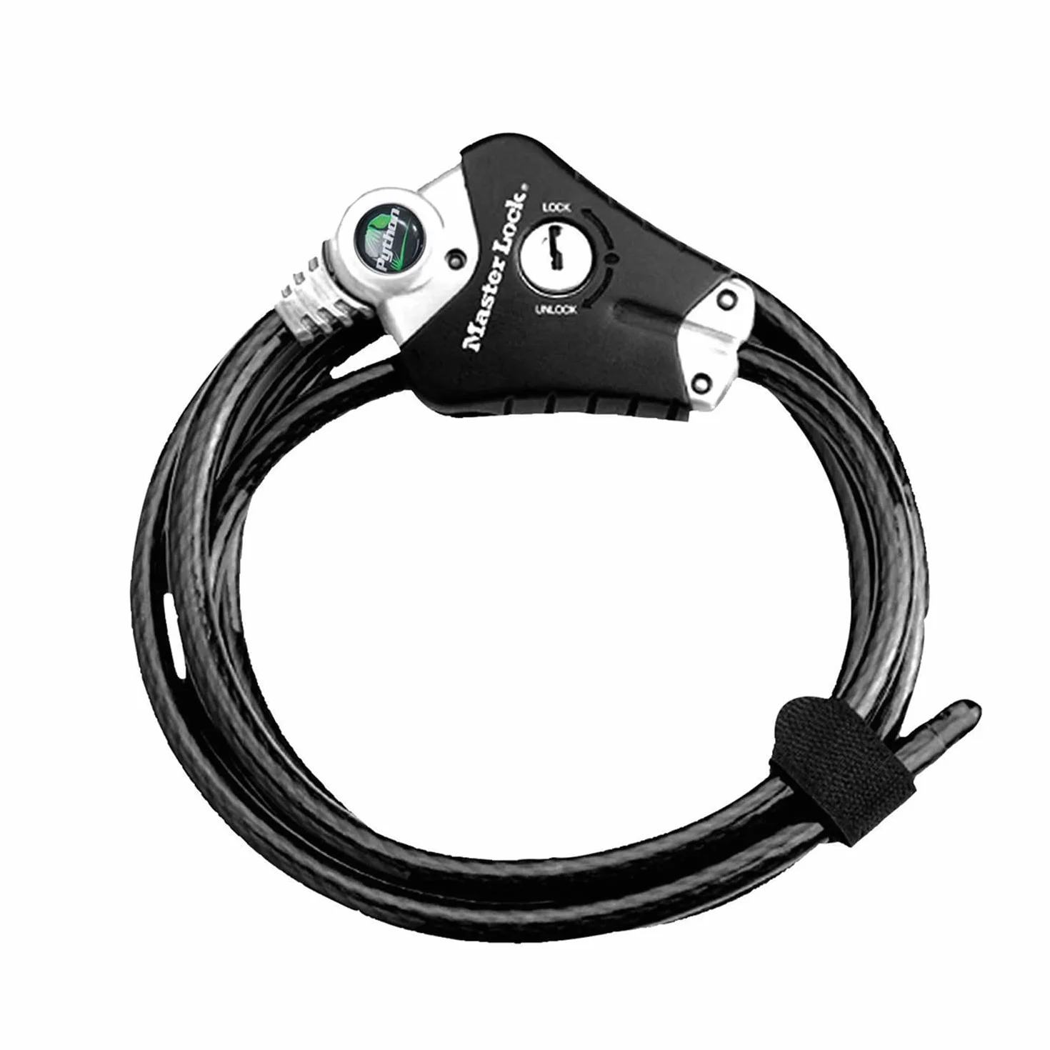 Master Lock 8428EURDPRO Cavo Regolabile Antifurto da 30 cm a 1.8 m, Python, Ottimo per Strumenti, Attrezzature Sportive, Mobili da Giardino