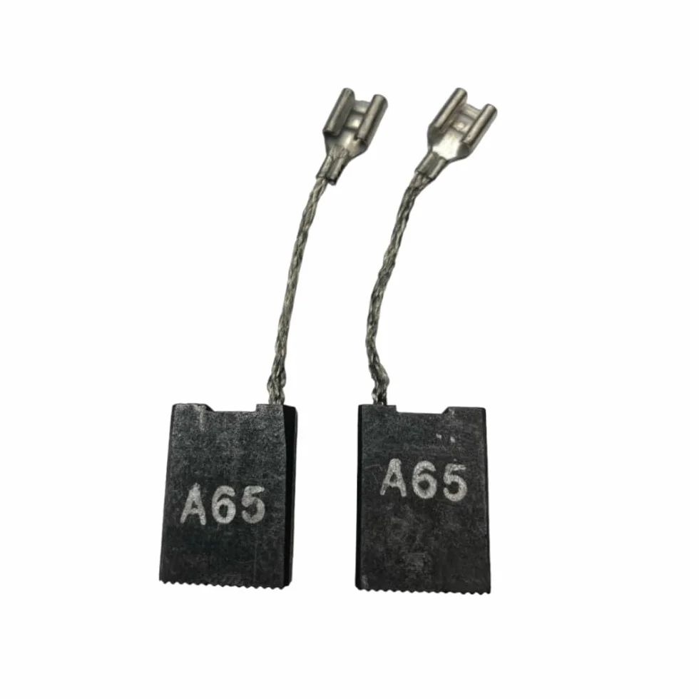 2 x Trade-Shop szczotki węglowe 6 x 16 x 24 mm, kompatybilne z młotem udarowym Würth Bosch Berner BTI, młot udarowo-dłutowy, napis A65/A69