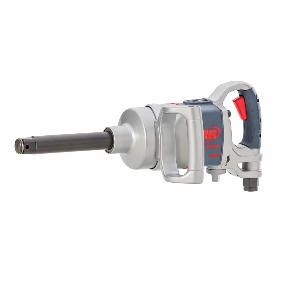Ingersoll Rand 2850MAX-6 Pneumatyczny Klucz Udarowy, 1 Cal, Przedłużone Kowadło, 6 Calowe Przedłużenie, Lekka Konstrukcja, 2847 Nm Momentu Obrotowego i 5500 RPM, Regulowany Uchwyt