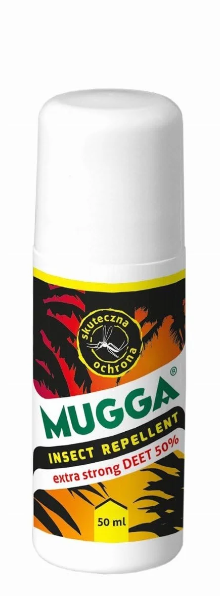 Mugga roll-on DEET 50% przeciw komarom