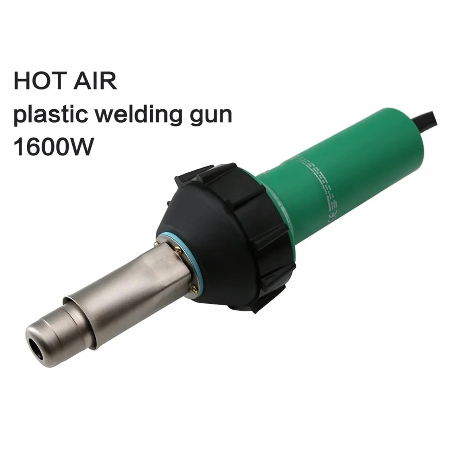 Zestaw lutowania 1600W Spawarka plastikowa Palnik na gorące powietrze Pistolet grzejny Spawanie rur PP/PE/PVC topione na gorąco, podłoga winylowa, geomembrana Zgrzewarka do plastiku