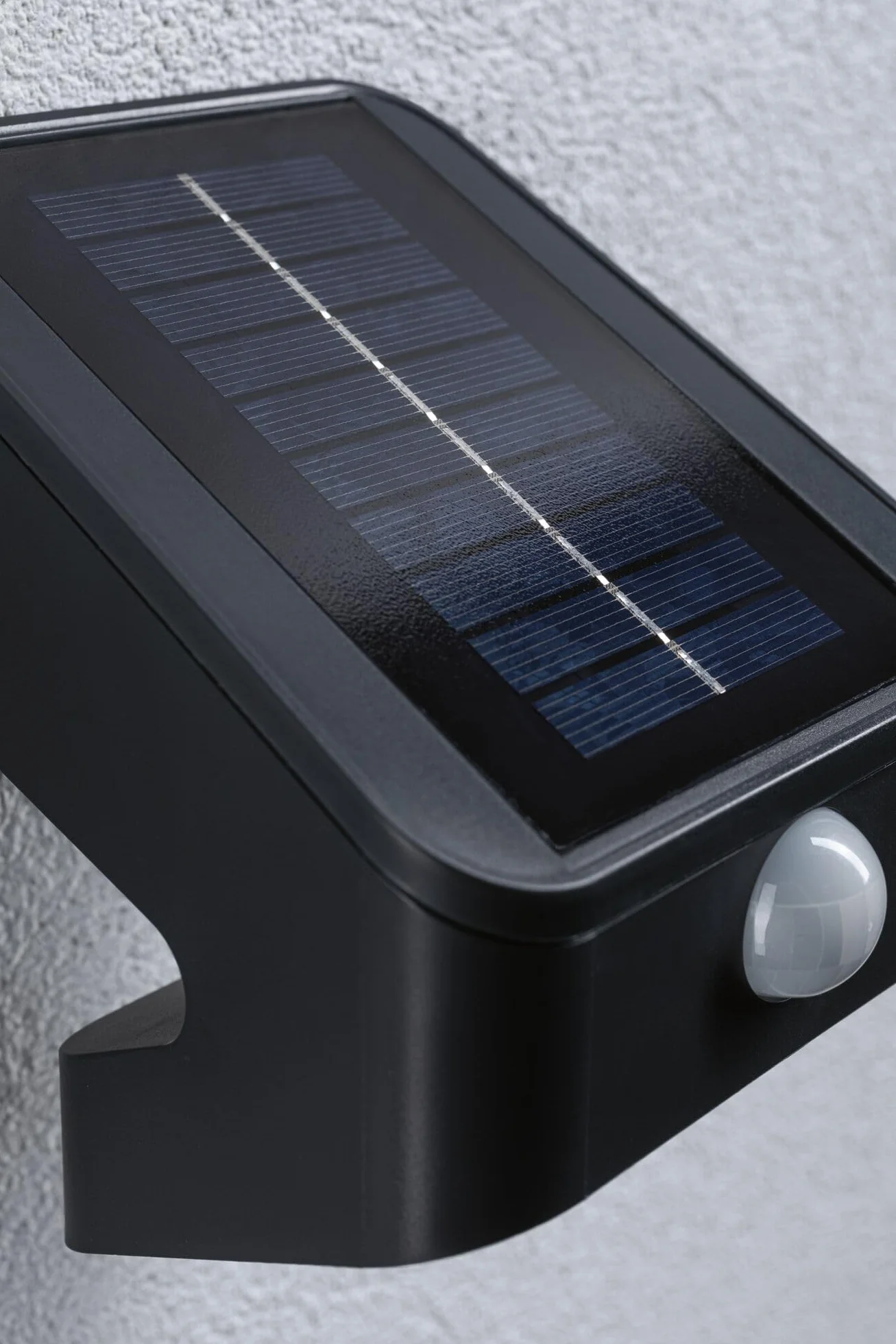 Paulmann 94608 Solarna myjka ścienna LED LeslyTwilight Controlled Motion Detector (IR) IP65Square 113x126mm3000K 5,5W 400lmantracyt plastik