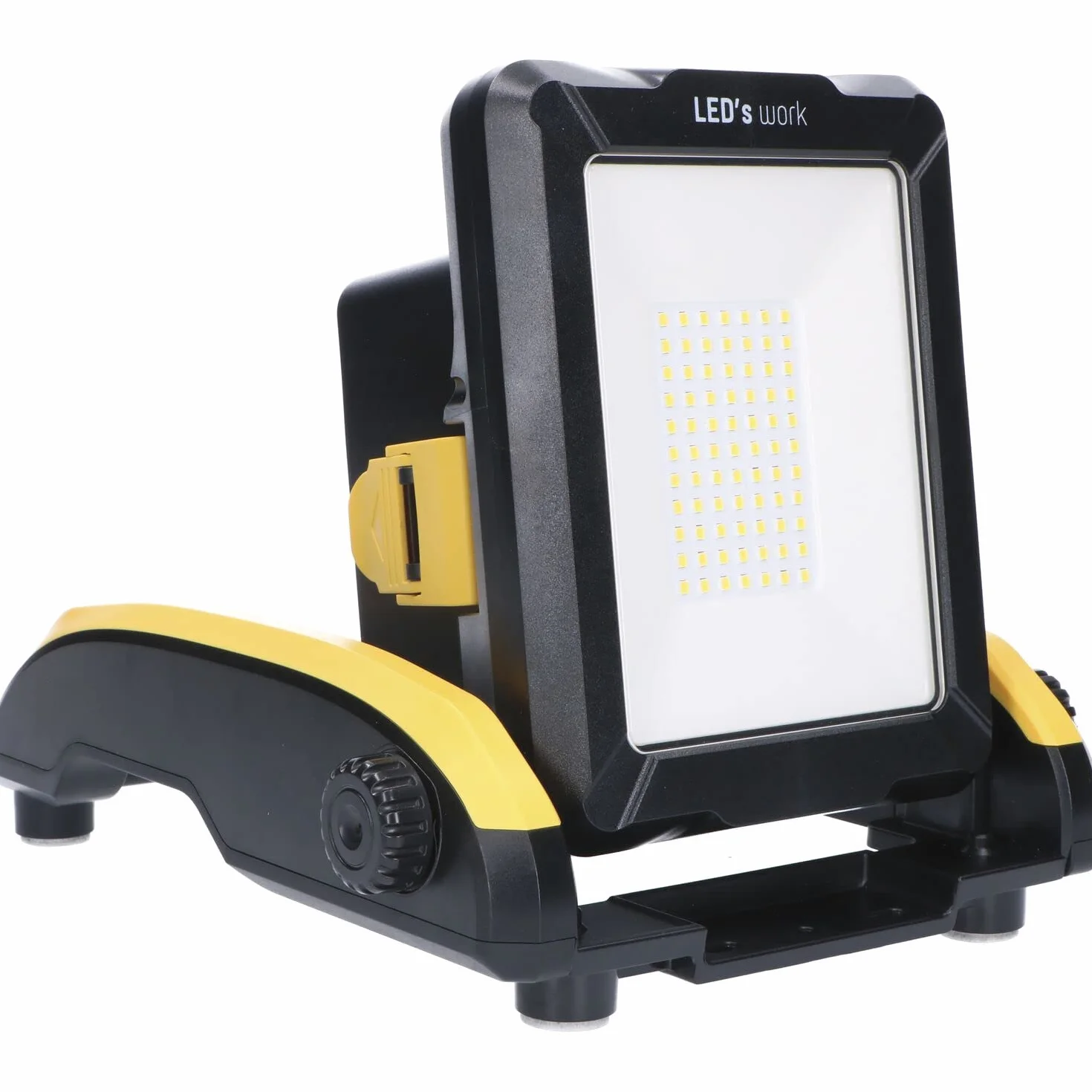 LED's work 0300819 reflektor budowlany LED do akumulatorów narzędziowych 18 V 20 W zimna biel IK08 IP54
