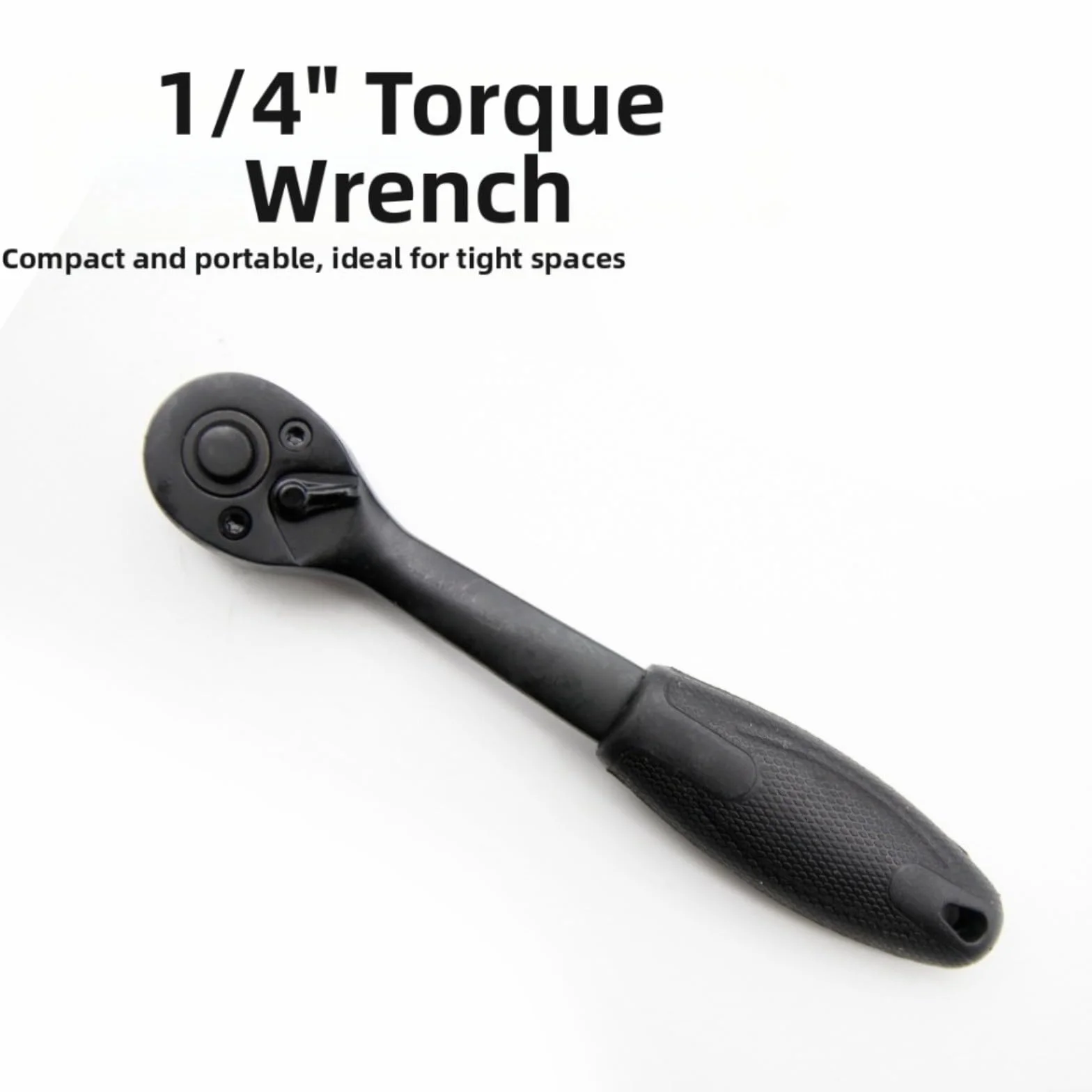 54-częściowy zestaw nasadek z grzechotką 1/10.2 cm, szybkozłączka, stal chromowo-wanadowa, kompaktowa konstrukcja do ciasnych przestrzeni, idealny dla mechaników i entuzjastów majsterkowania
