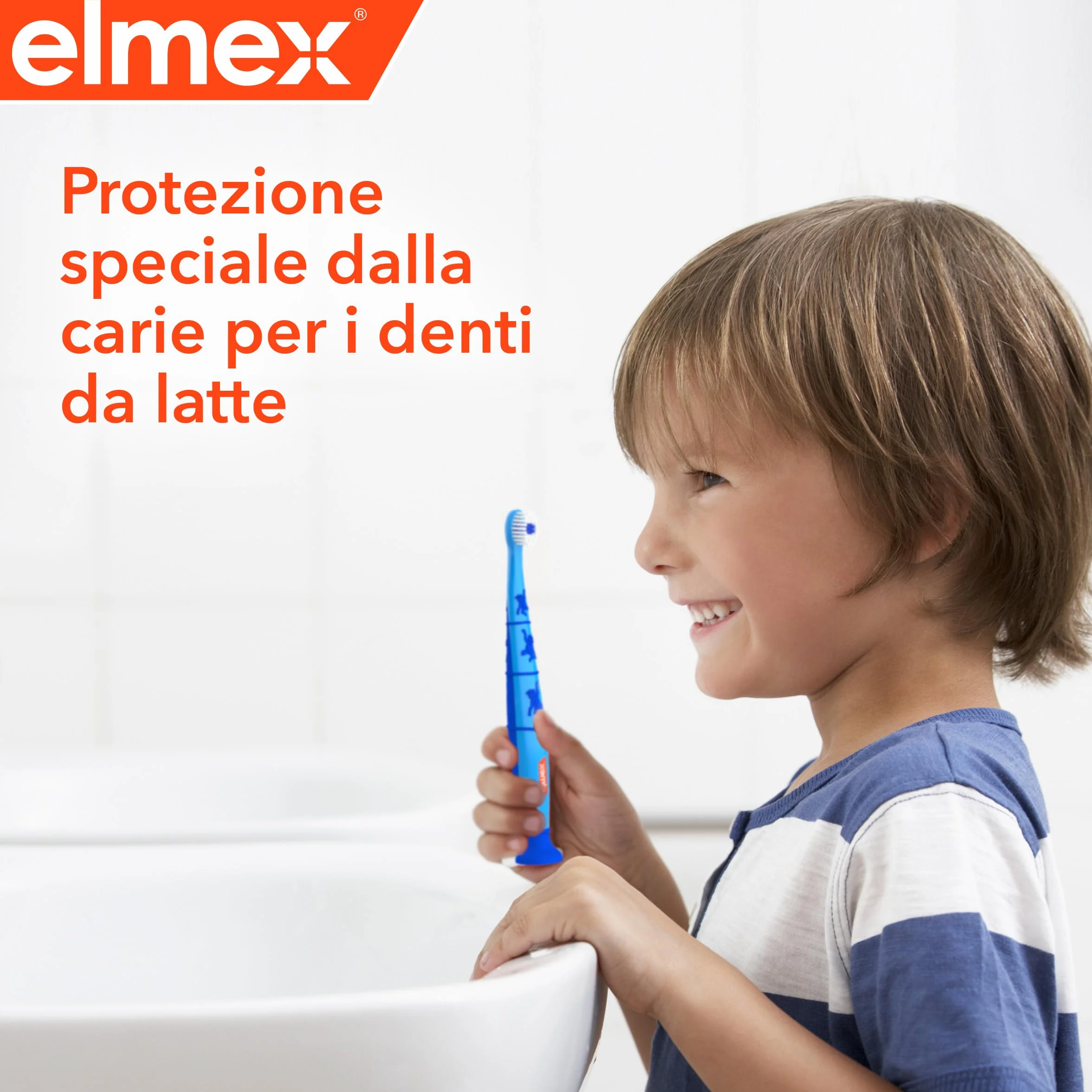 Elmex Pasta do zębów dla dzieci, 1 sztuka x 50 ml, chroni przed próchnicą, pasta do zębów dla dzieci w wieku 0-6 lat, zawiera 1000 ppm fluorku aminu