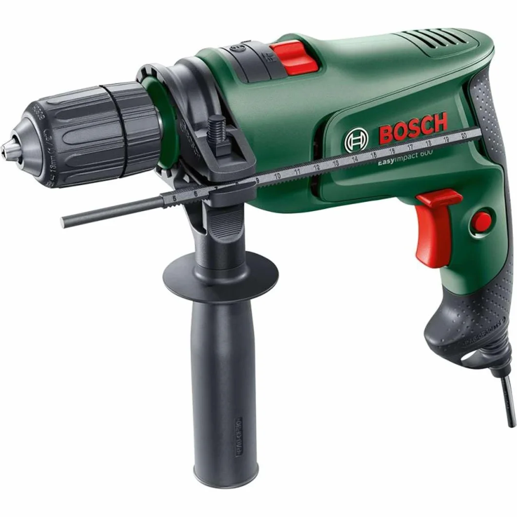 Bosch Easyimpact 600 Wiertarka Udarowa, Zielony/Czarny, 600W