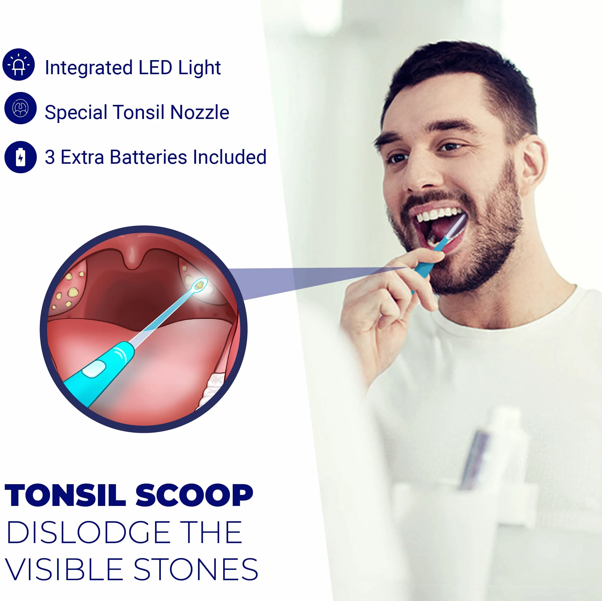 ORAVIX - Tonsil Scoop Pack - 2