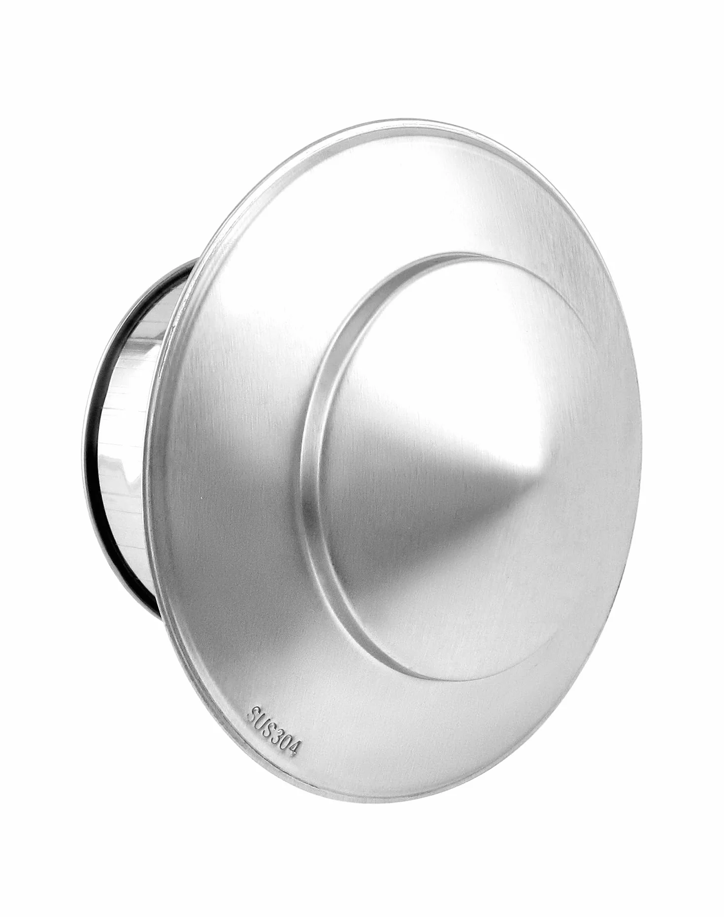 QWORK® 110 MM Daszek Przeciwdeszczowy na Dach 304 Stal Nierdzewna, Pokrywa Kominowa, Krata Wentylacyjna, Osłony Kominów