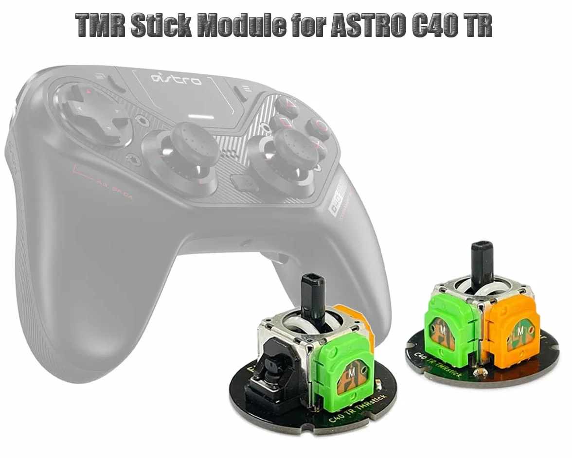 ElecGear TMR Joystick Zamiennik do Astro C40 TR, moduł lutowniczy z elektromagnetycznym drążkiem sterującym