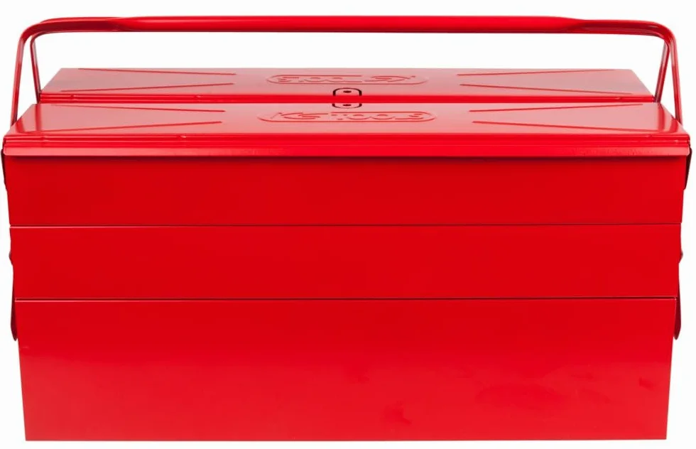 KS Tools 999.0125 Skrzynka narzędziowa z blachy stalowej, 5 przedziałów, 550mm