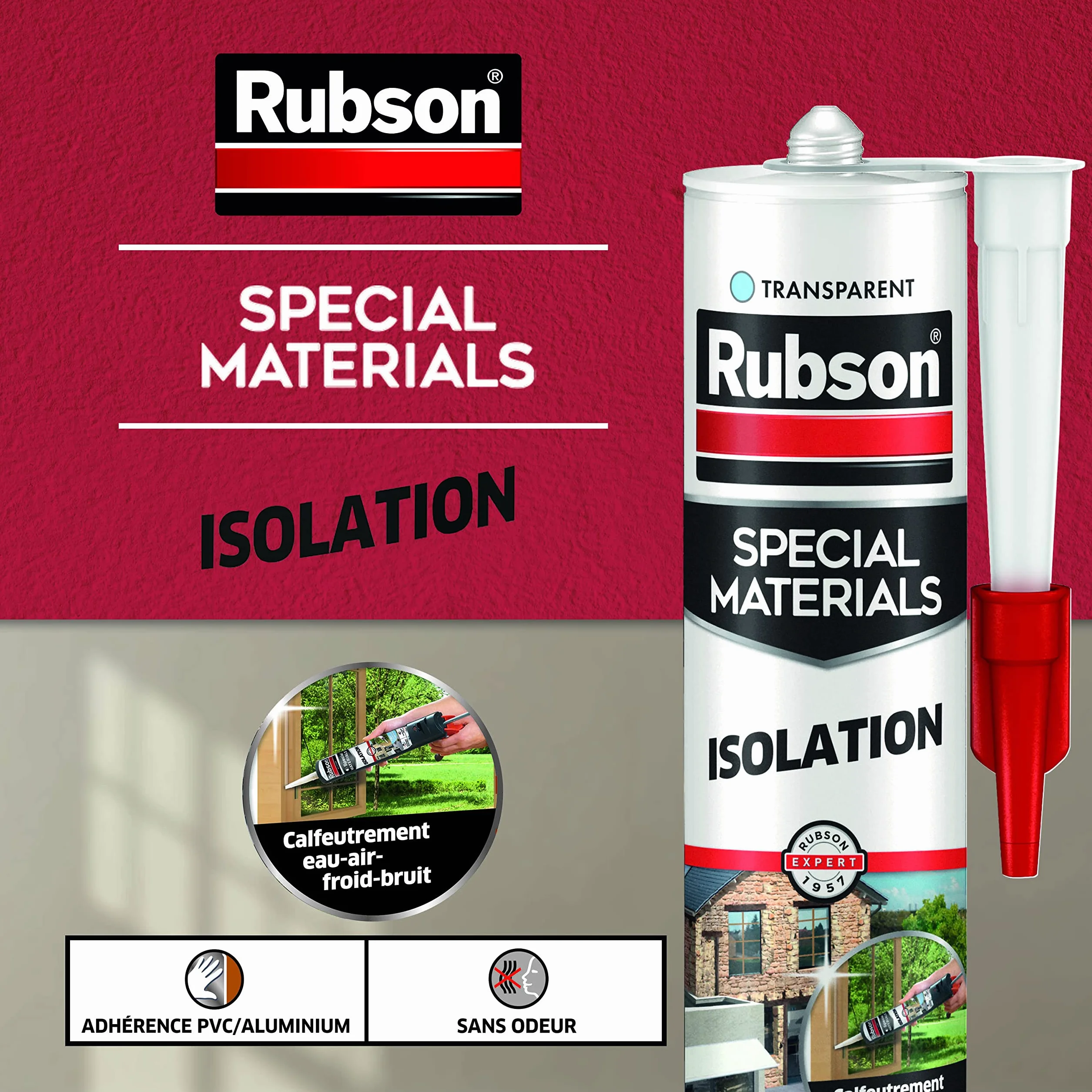 Rubson uszczelniacz/środek uszczelniający, 280 ml, przezroczysty