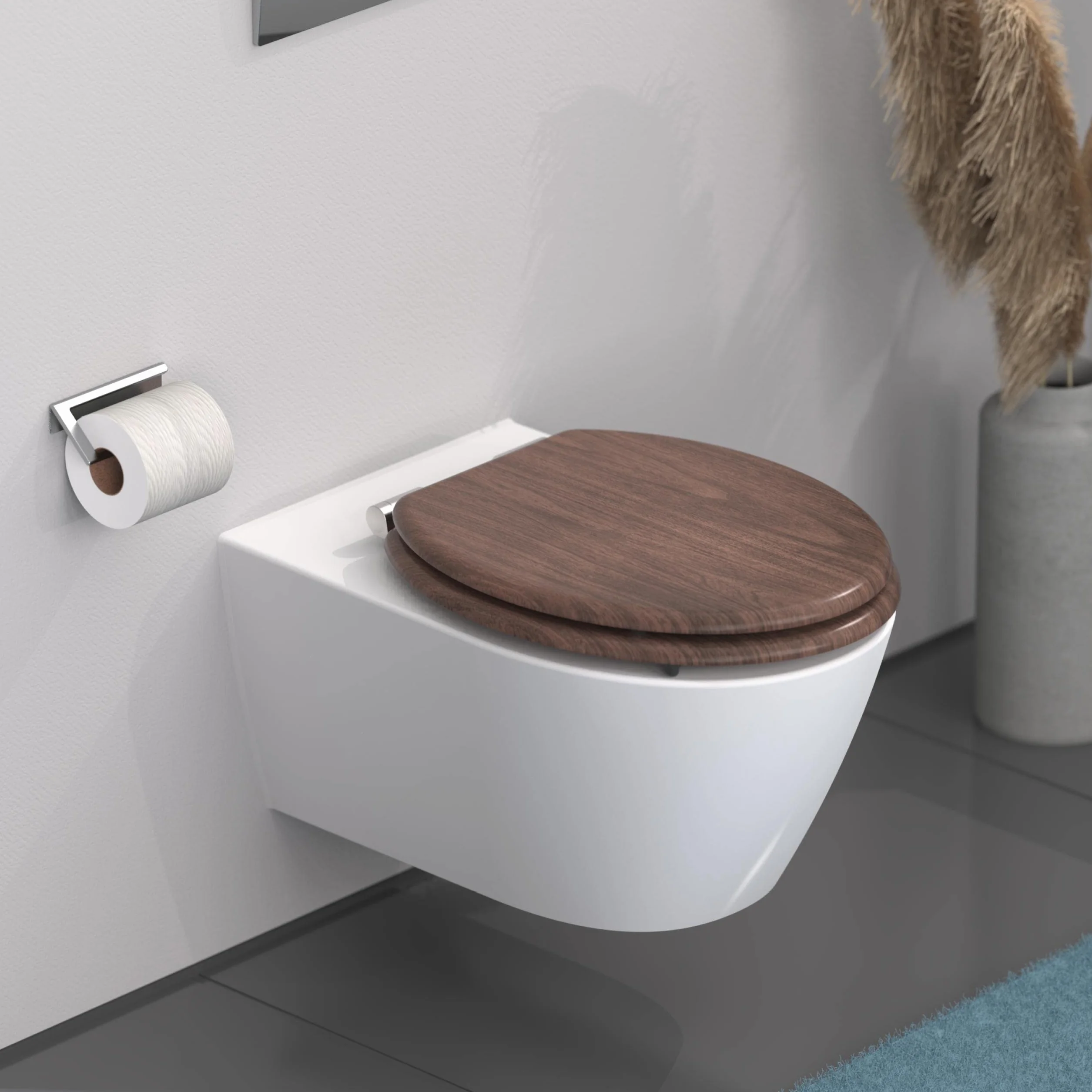 SCHÜTTE Deska sedesowa MDF (ciemne drewno)