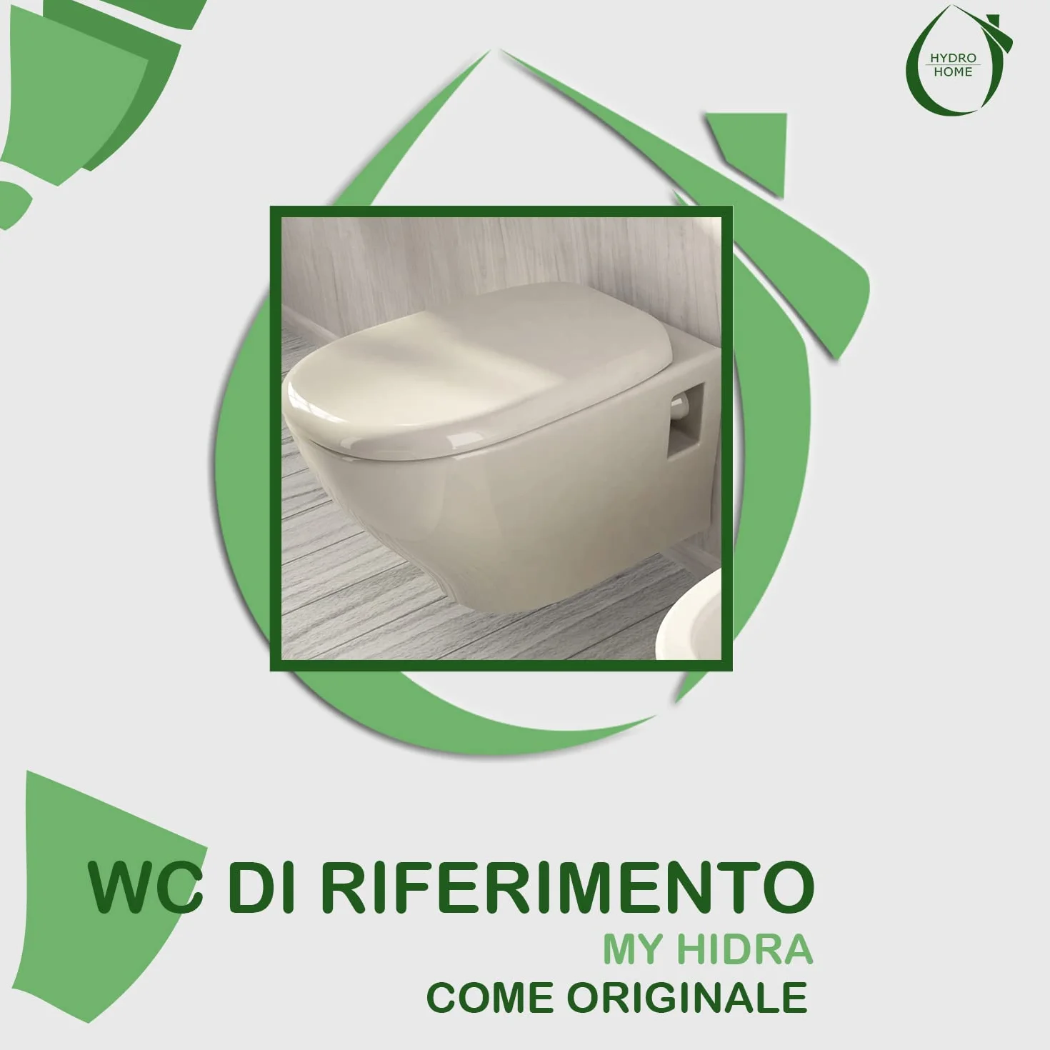 Pokrywa WC Seat jako oryginalny My Hidra Termoutwardzalny przez HYDRO HOME (ZAMKNIĘCIE AMORTYZOWANE)