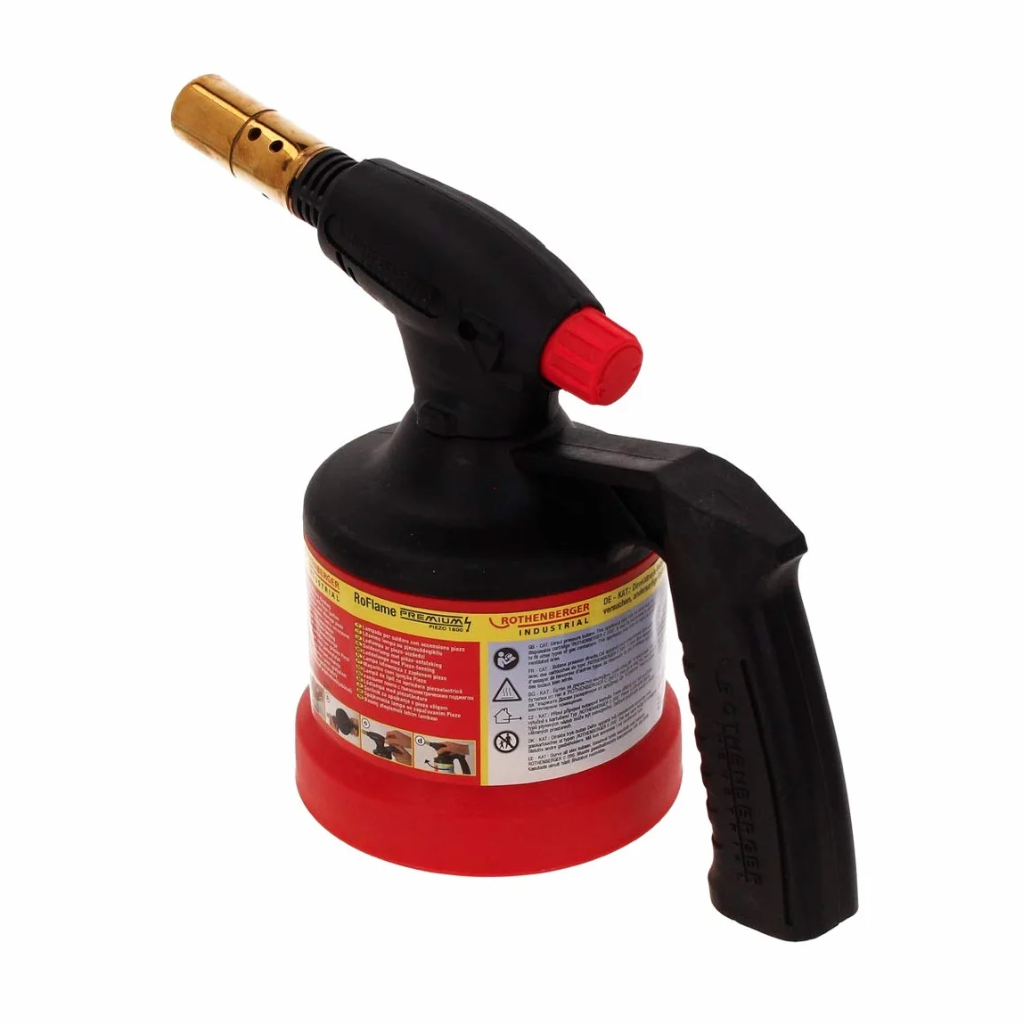 ROTHENBERGER 35931 Industrial Industrial Roflame Palnik Lutowniczy z Zapłonem Piezoelektrym do Lutowania Miękkiego