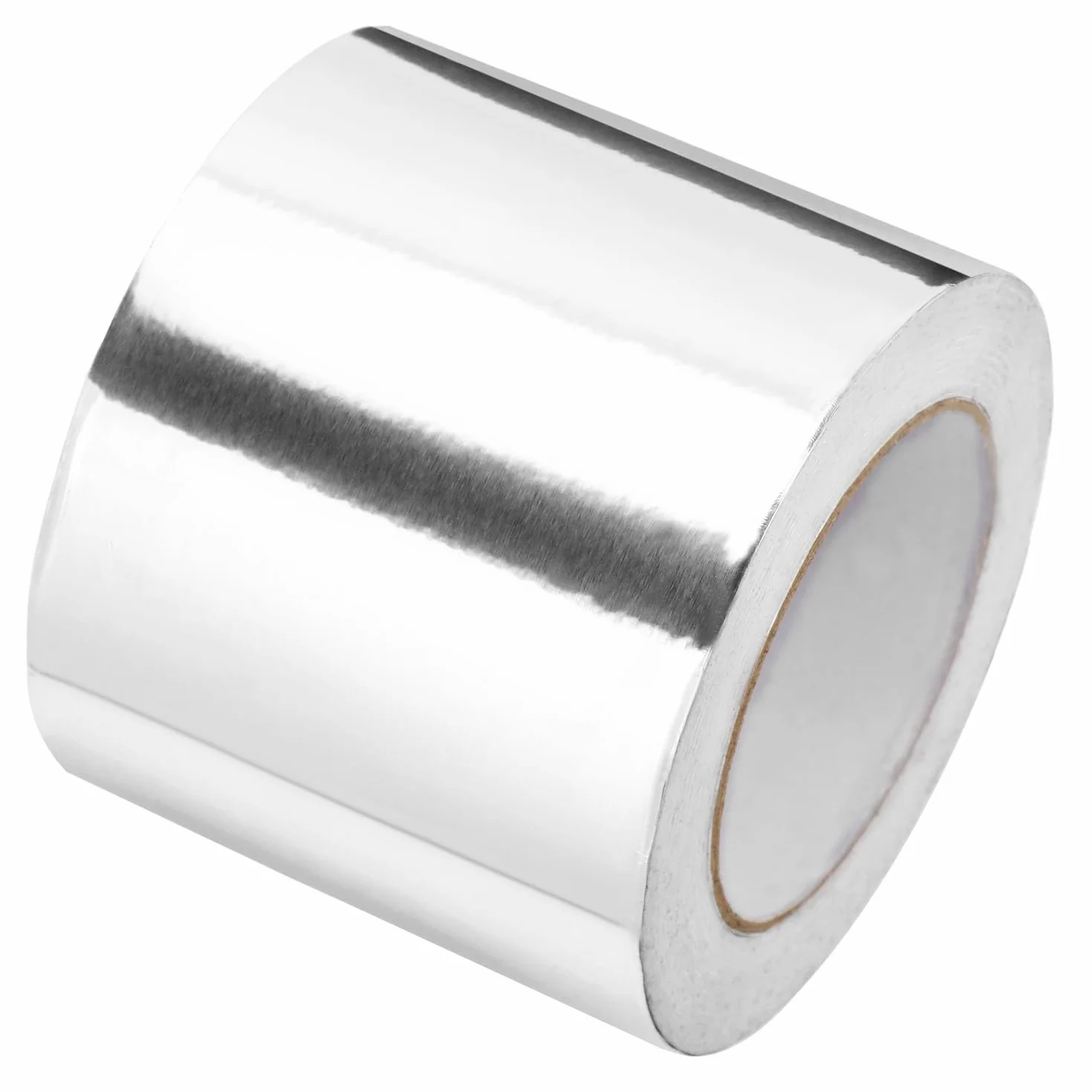 QWORK® 100 mm x 50 m szeroka taśma aluminiowa - odporna na ciepło i wodoodporna taśma uszczelniająca - do uszczelniania, naprawy i izolacji
