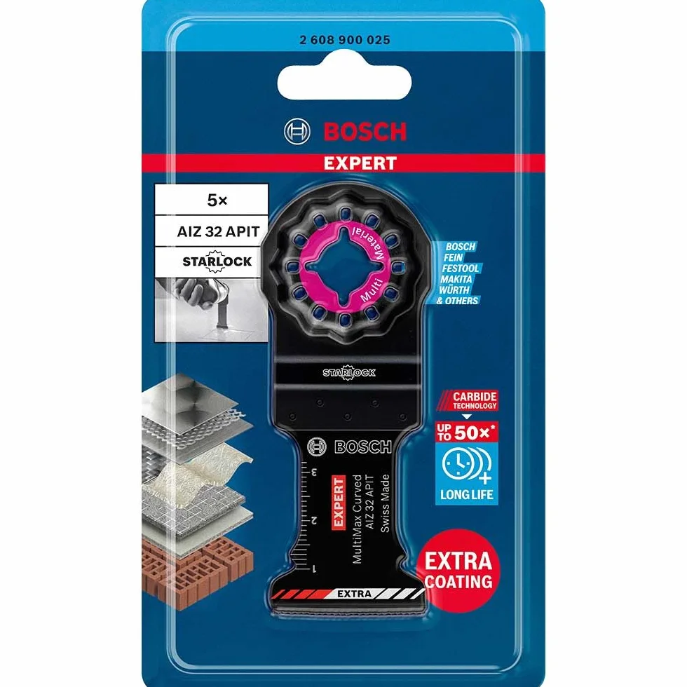 Bosch Expert MultiMax AIZ 32 APIT arkusz do narzędzi wielofunkcyjnych, 32 mm, 5 szt