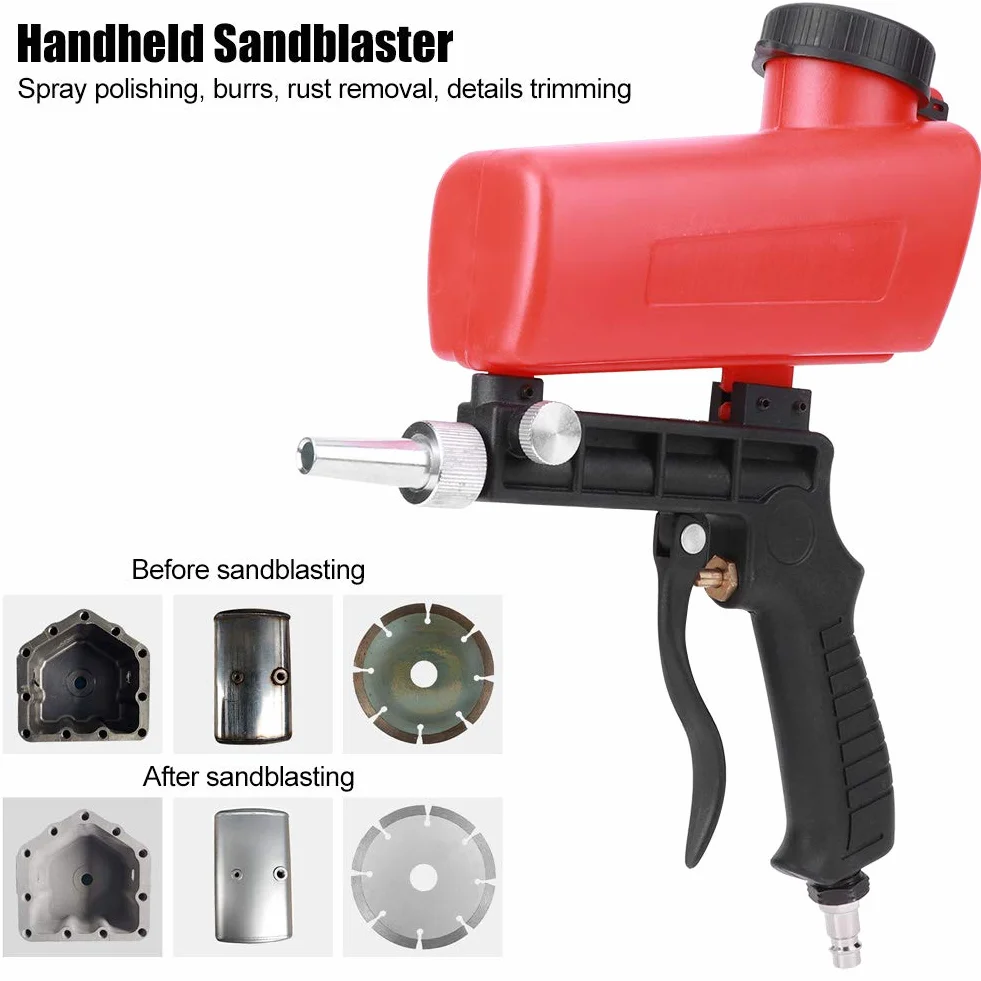 YWBL-WH Mini pneumatyczny pistolet do piaskowania ręczny pistolet natryskowy piaskarka ręczny pistolet pneumatyczny