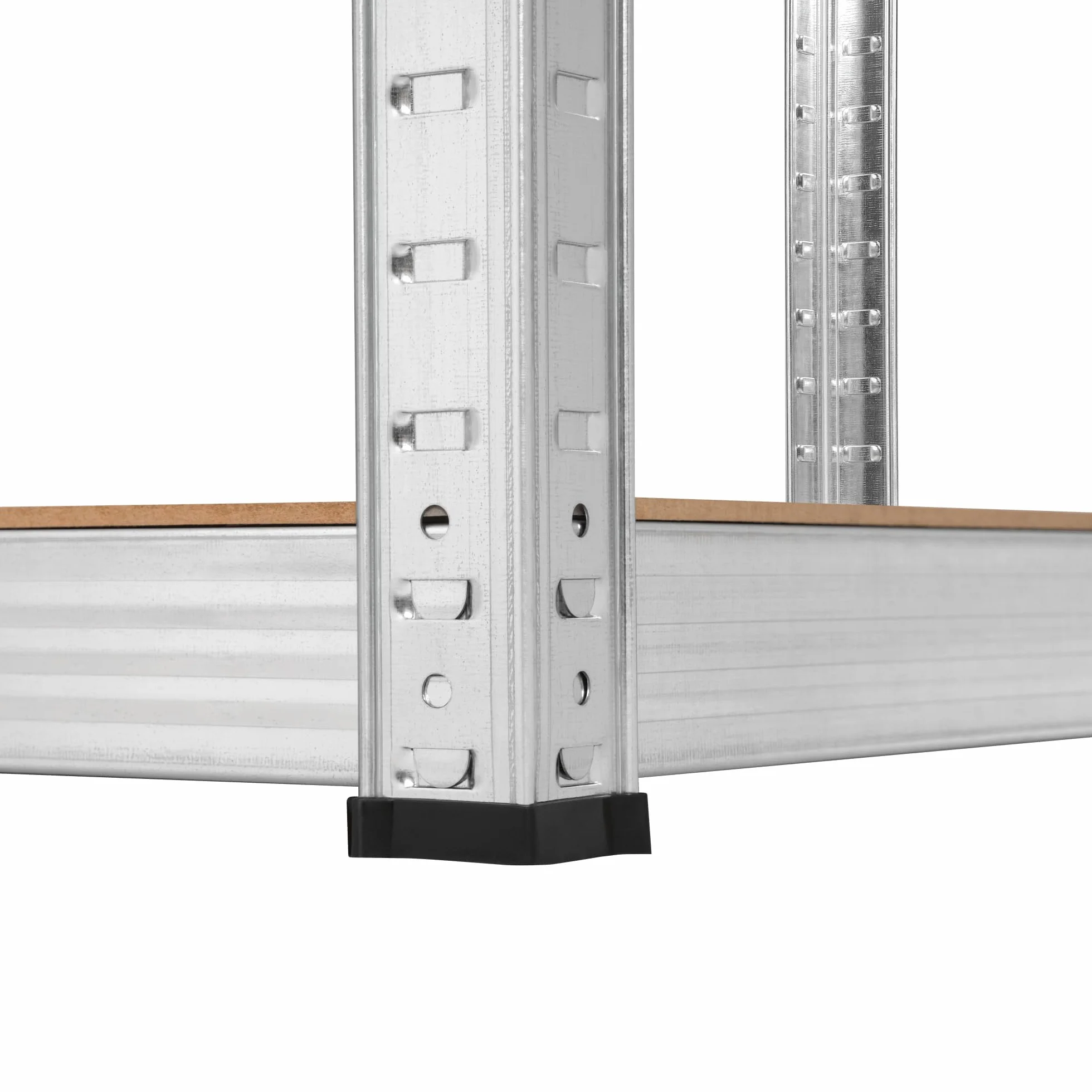 Rebel Electro Regał Metalowy Magazynowy 205x120x45 Srebrny RB-1252