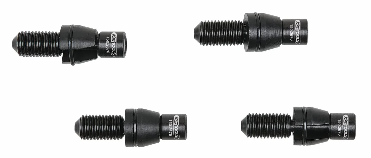 KS Tools 150.2675 VAG Zestaw śrub mocujących do ram pomocniczych, M12x1,5, 4-szt